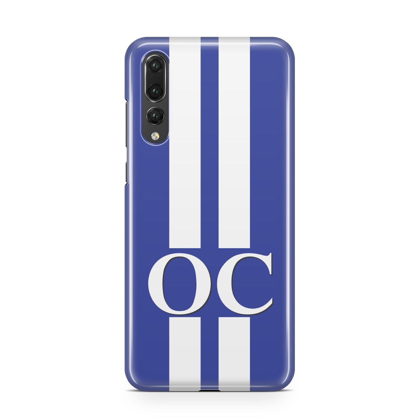 Blue Personalised Initials Huawei P20 Pro Phone Case