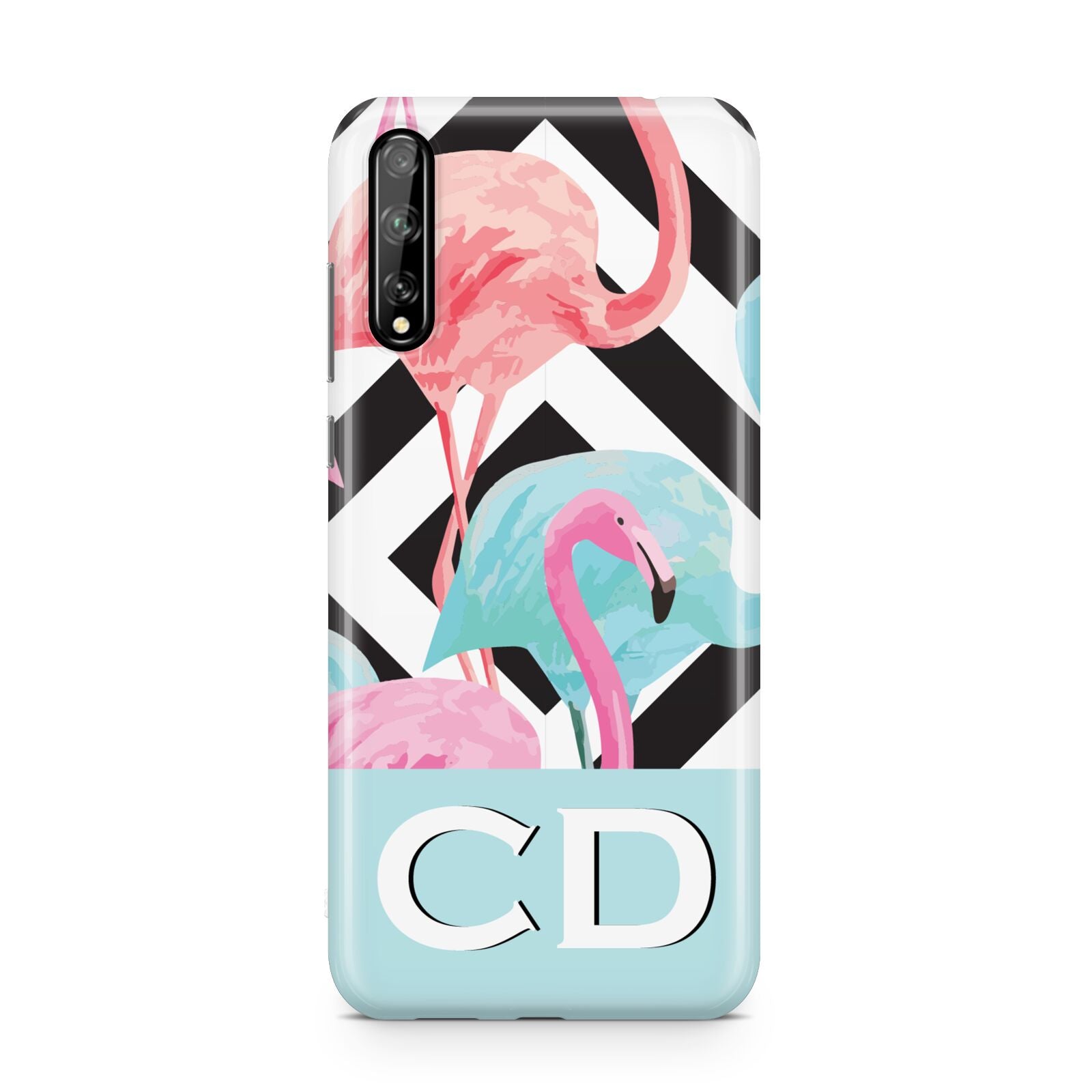 Blue Pink Flamingos Huawei Enjoy 10s Phone Case