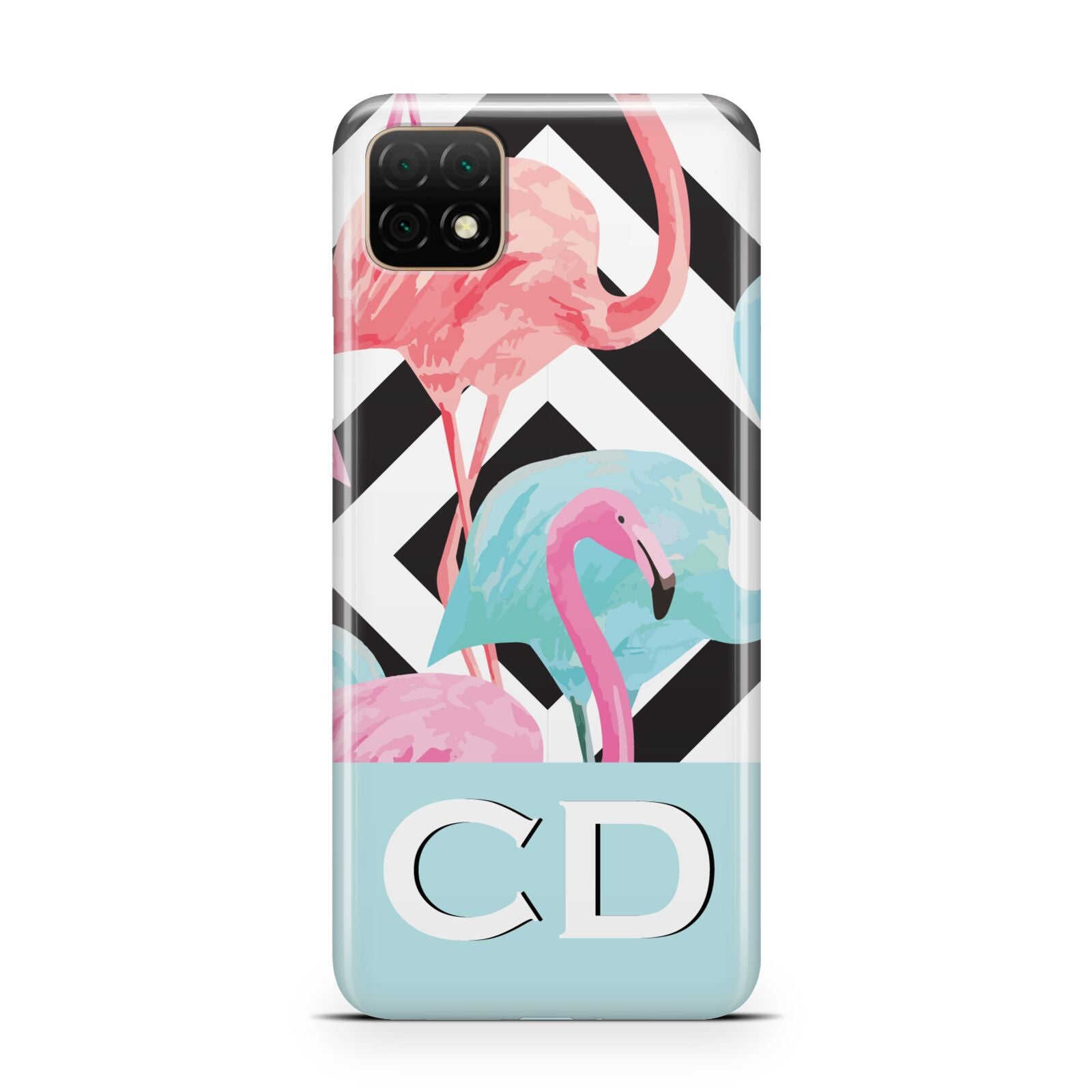 Blue Pink Flamingos Huawei Enjoy 20 Phone Case