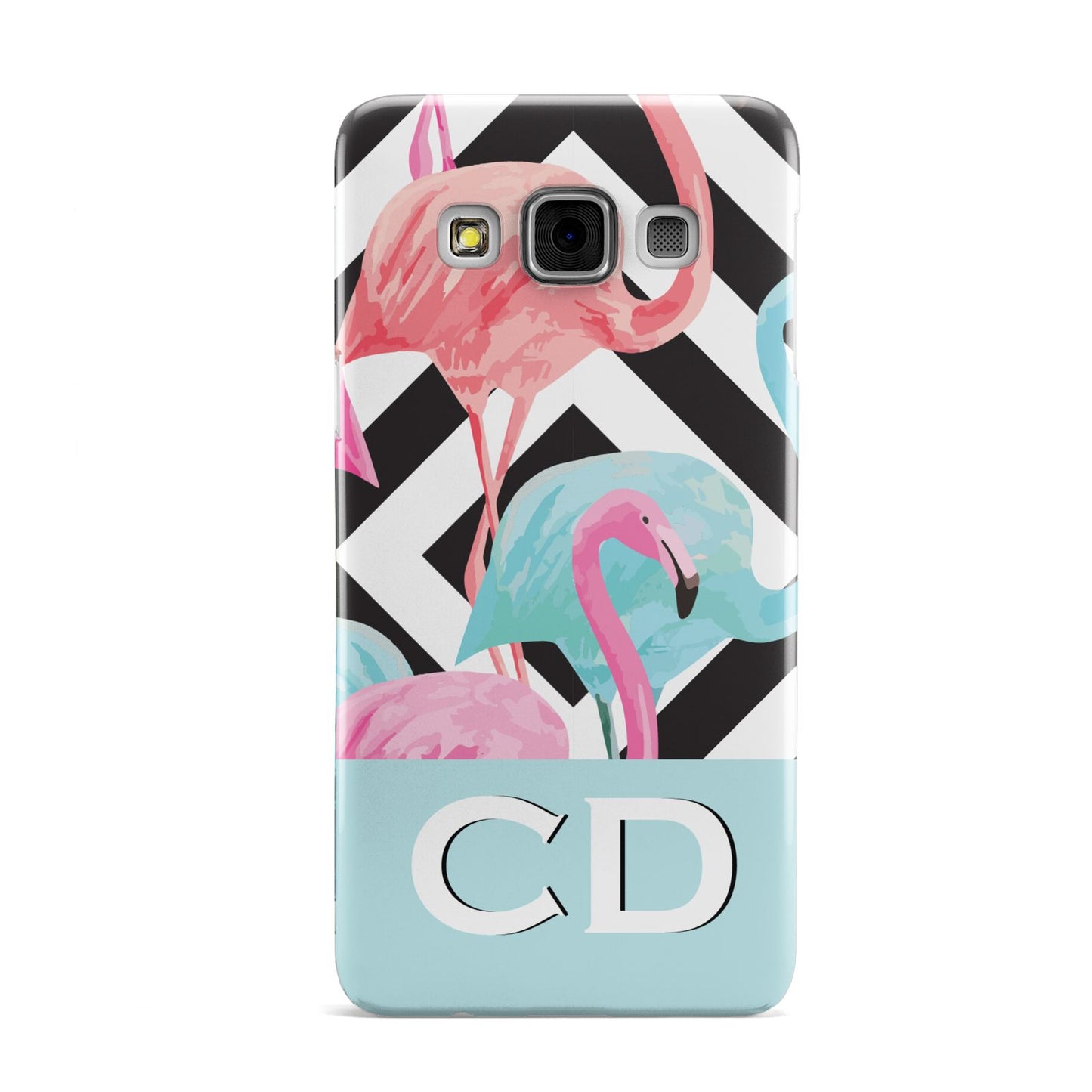 Blue Pink Flamingos Samsung Galaxy A3 Case