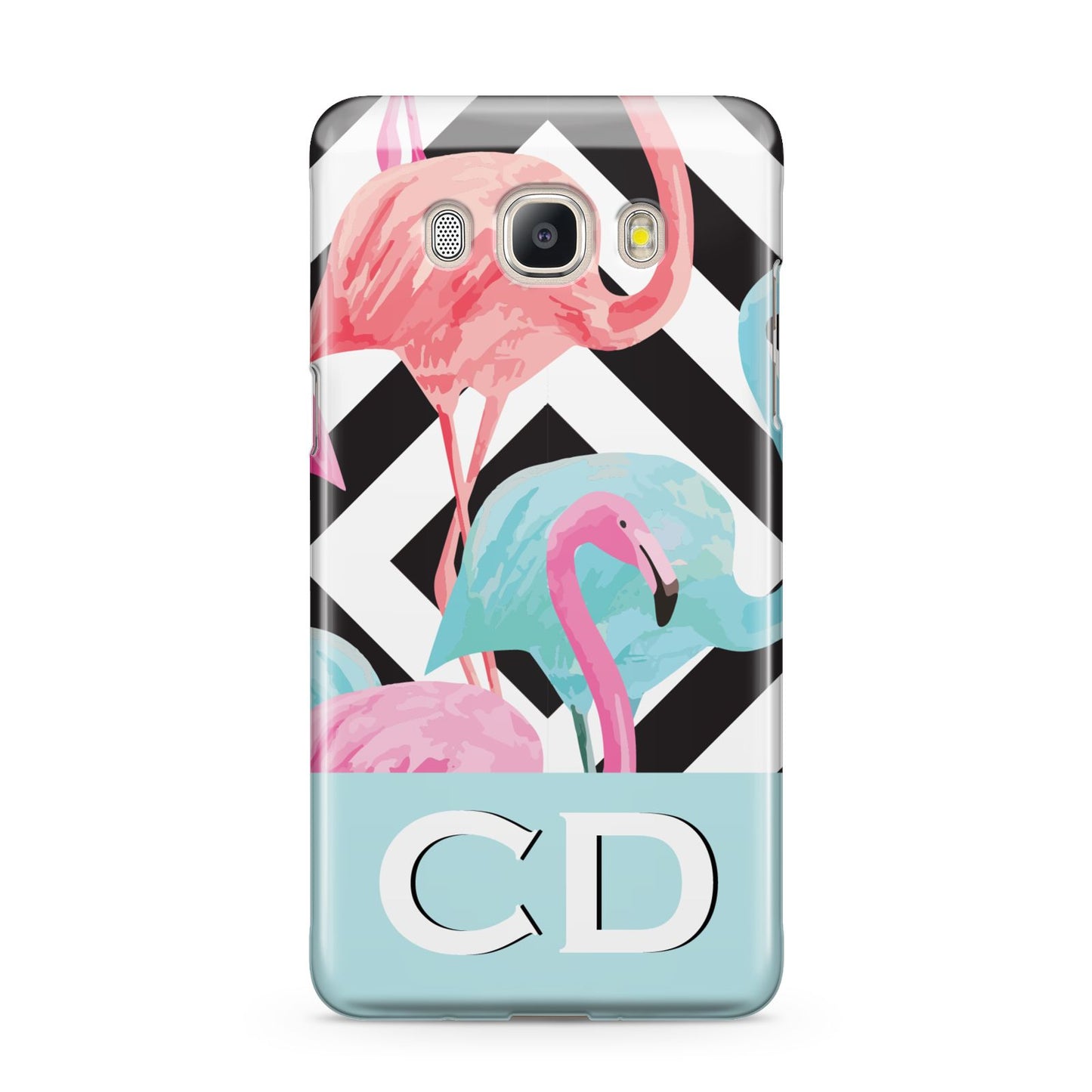 Blue Pink Flamingos Samsung Galaxy J5 2016 Case