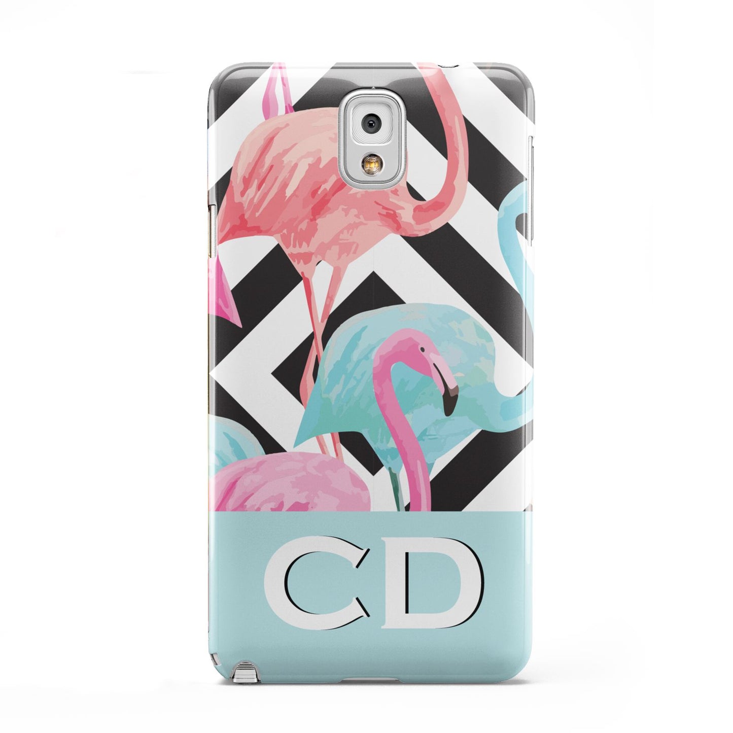 Blue Pink Flamingos Samsung Galaxy Note 3 Case