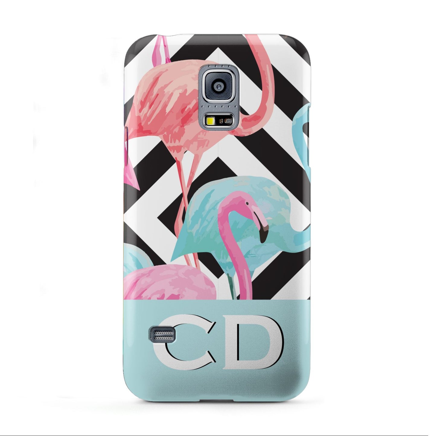 Blue Pink Flamingos Samsung Galaxy S5 Mini Case