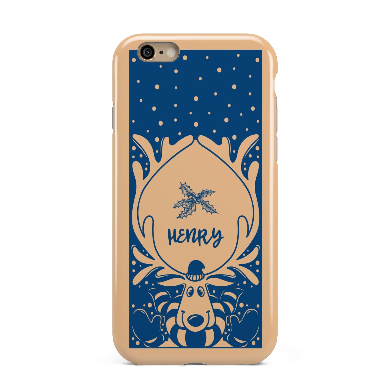 Blue Reindeer Personalised Apple iPhone 6 3D Tough Case