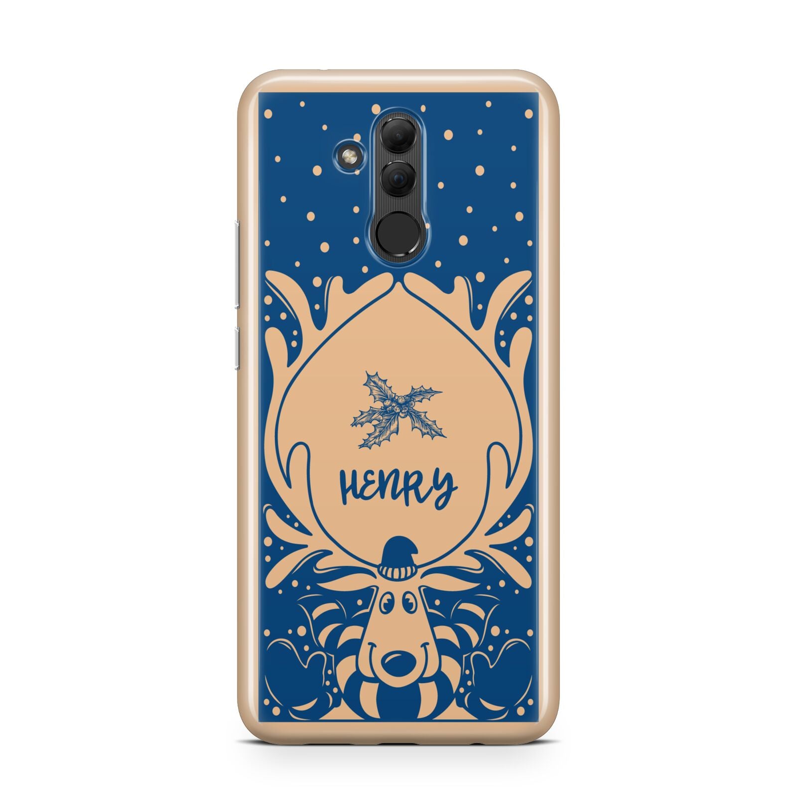 Blue Reindeer Personalised Huawei Mate 20 Lite