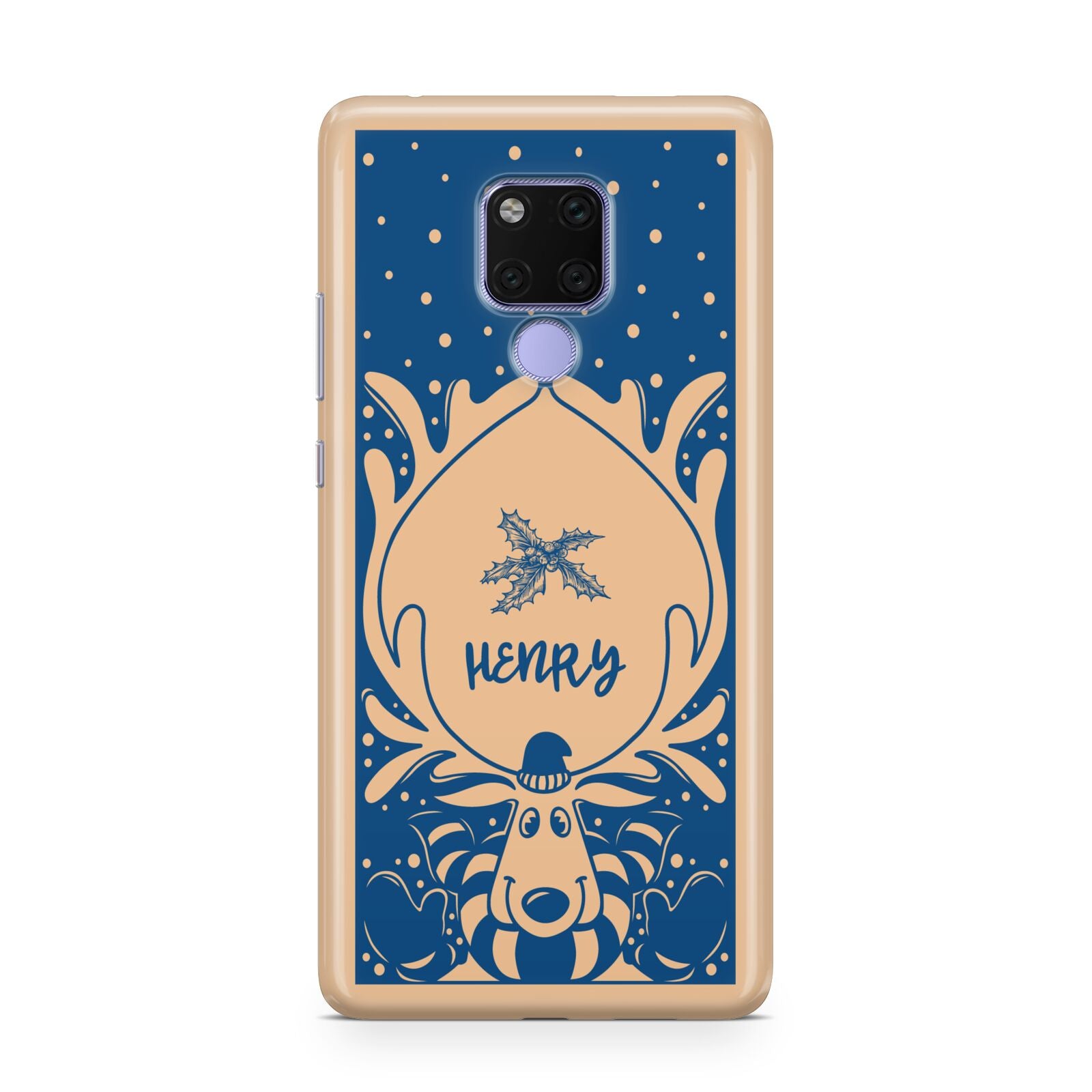 Blue Reindeer Personalised Huawei Mate 20X Phone Case