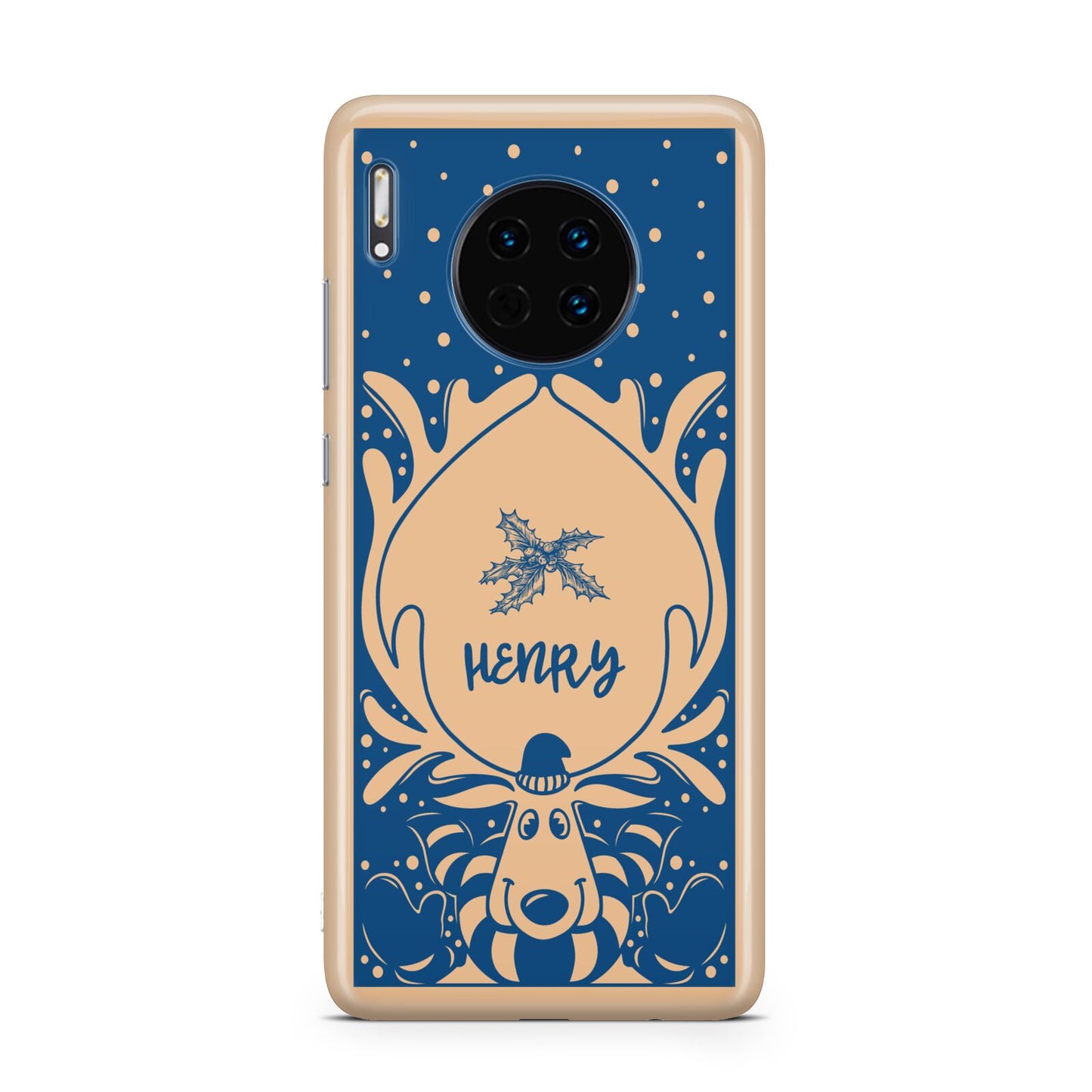 Blue Reindeer Personalised Huawei Mate 30