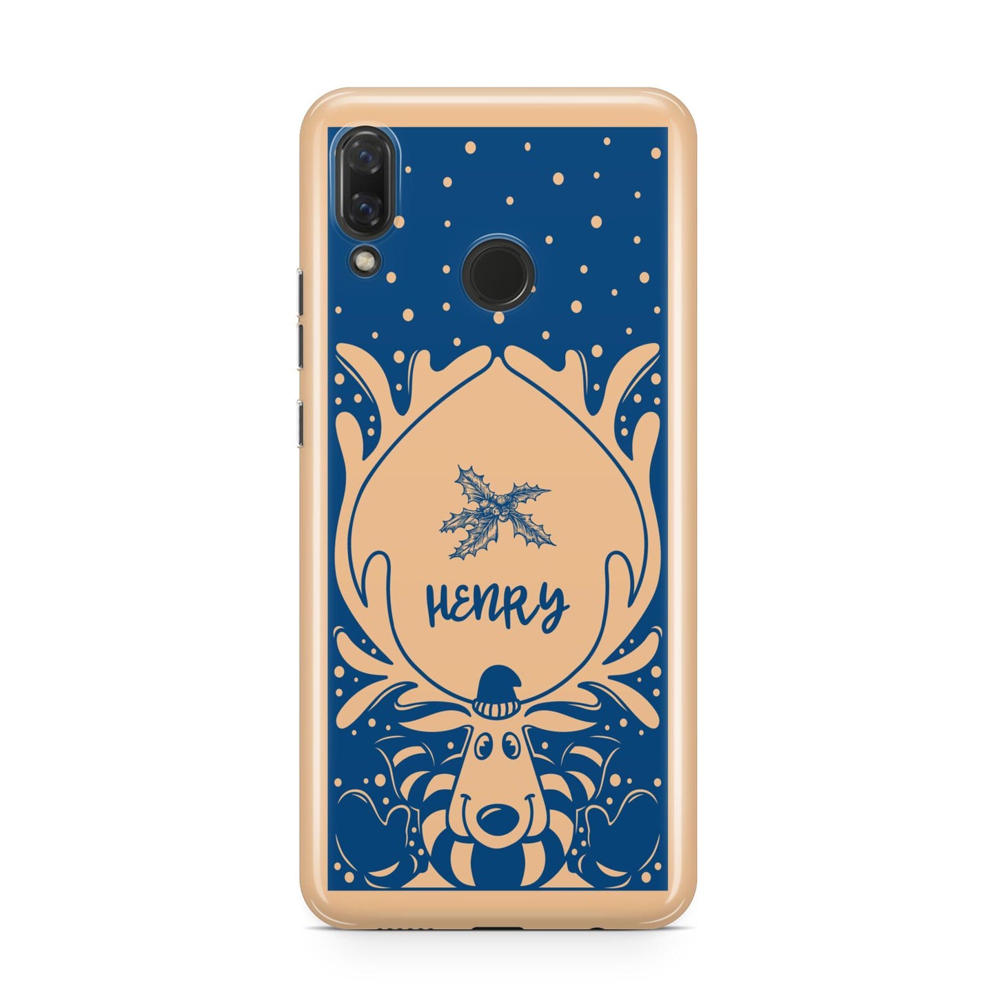 Blue Reindeer Personalised Huawei Nova 3 Phone Case