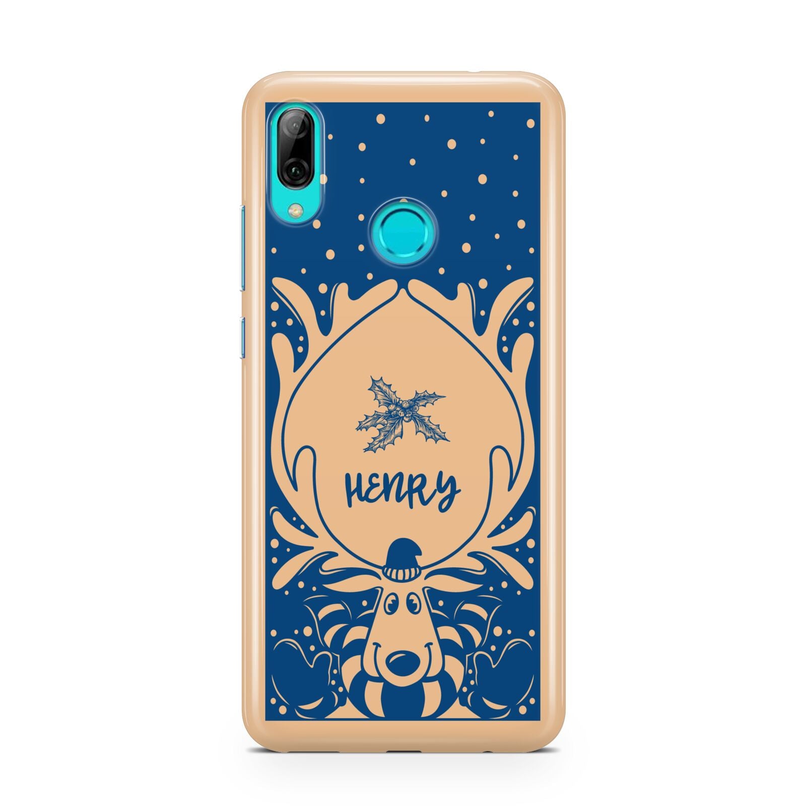 Blue Reindeer Personalised Huawei P Smart 2019 Case