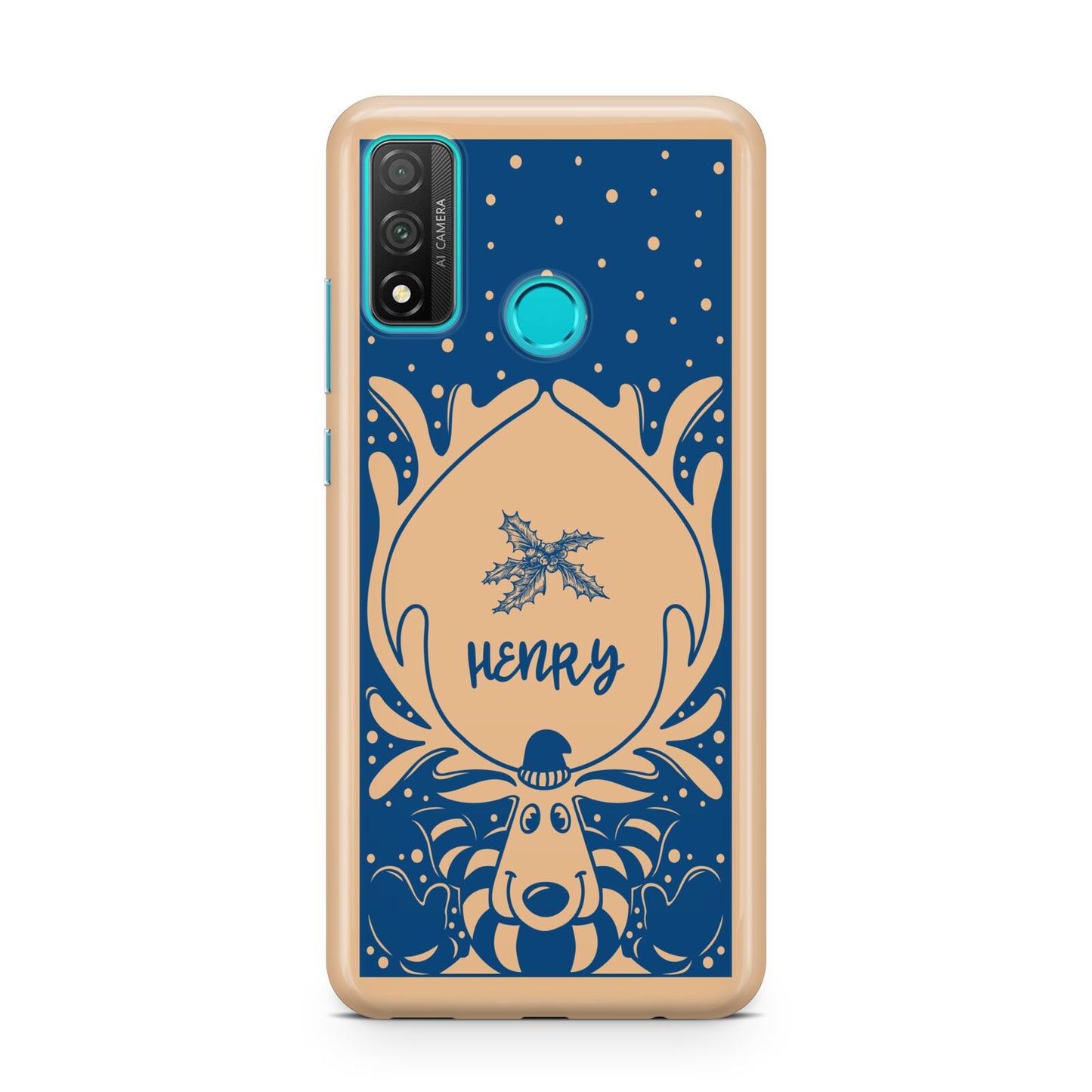 Blue Reindeer Personalised Huawei P Smart 2020