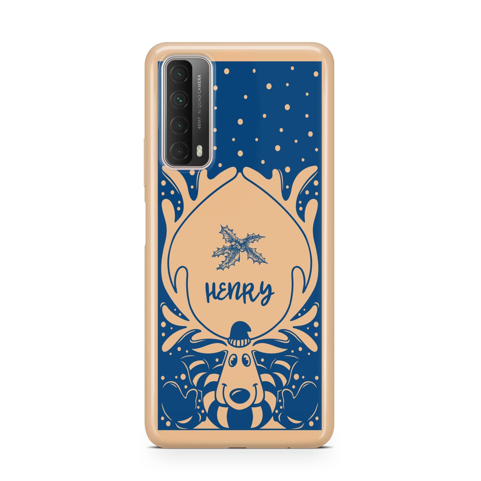 Blue Reindeer Personalised Huawei P Smart 2021