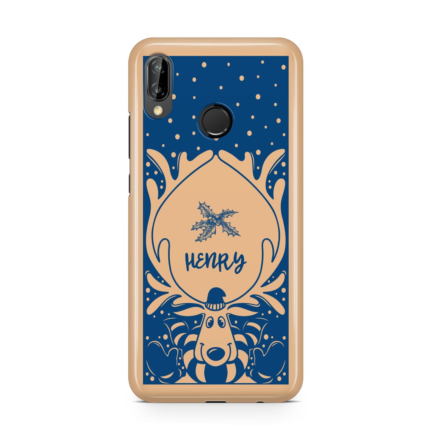 Blue Reindeer Personalised Huawei P20 Lite Phone Case