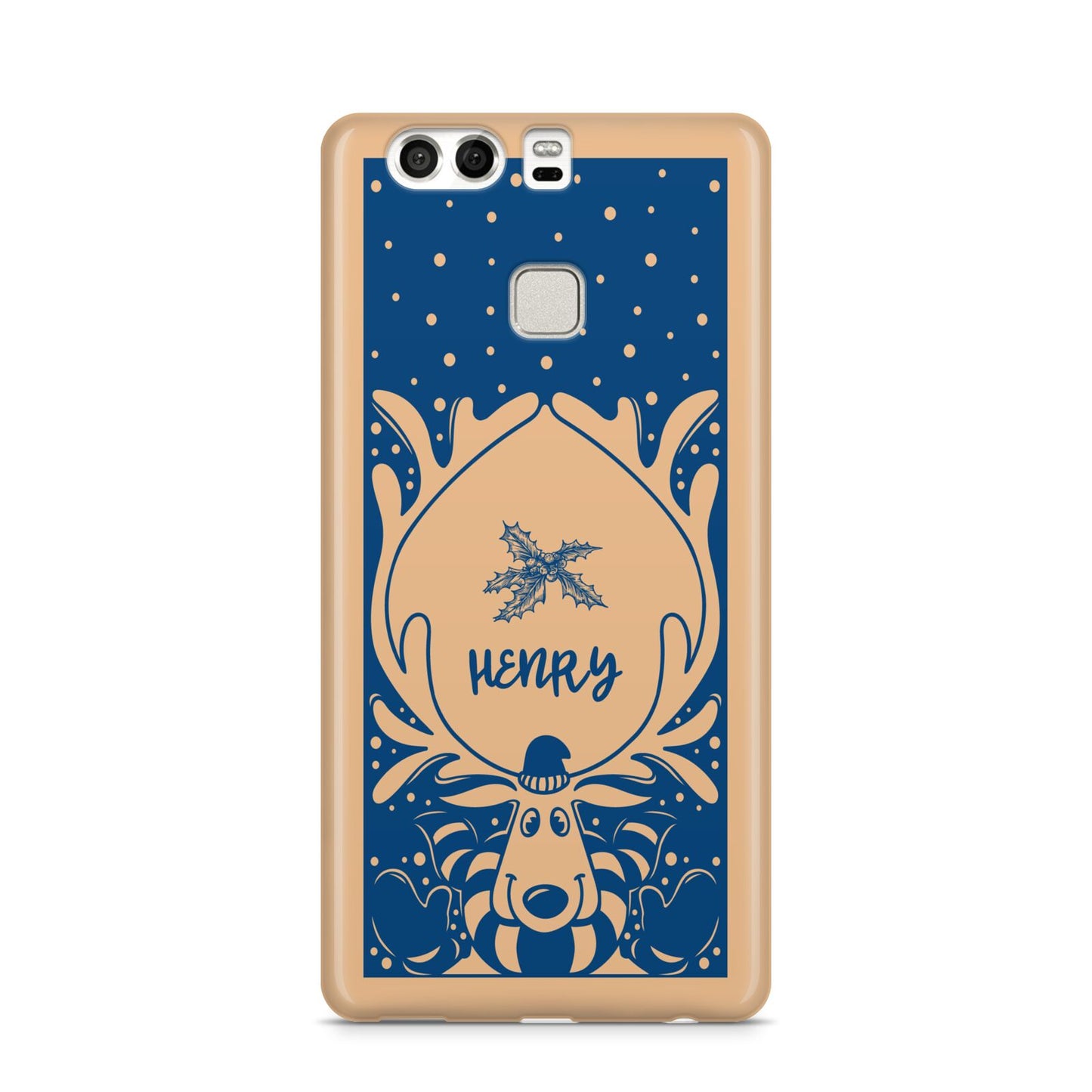 Blue Reindeer Personalised Huawei P9 Case