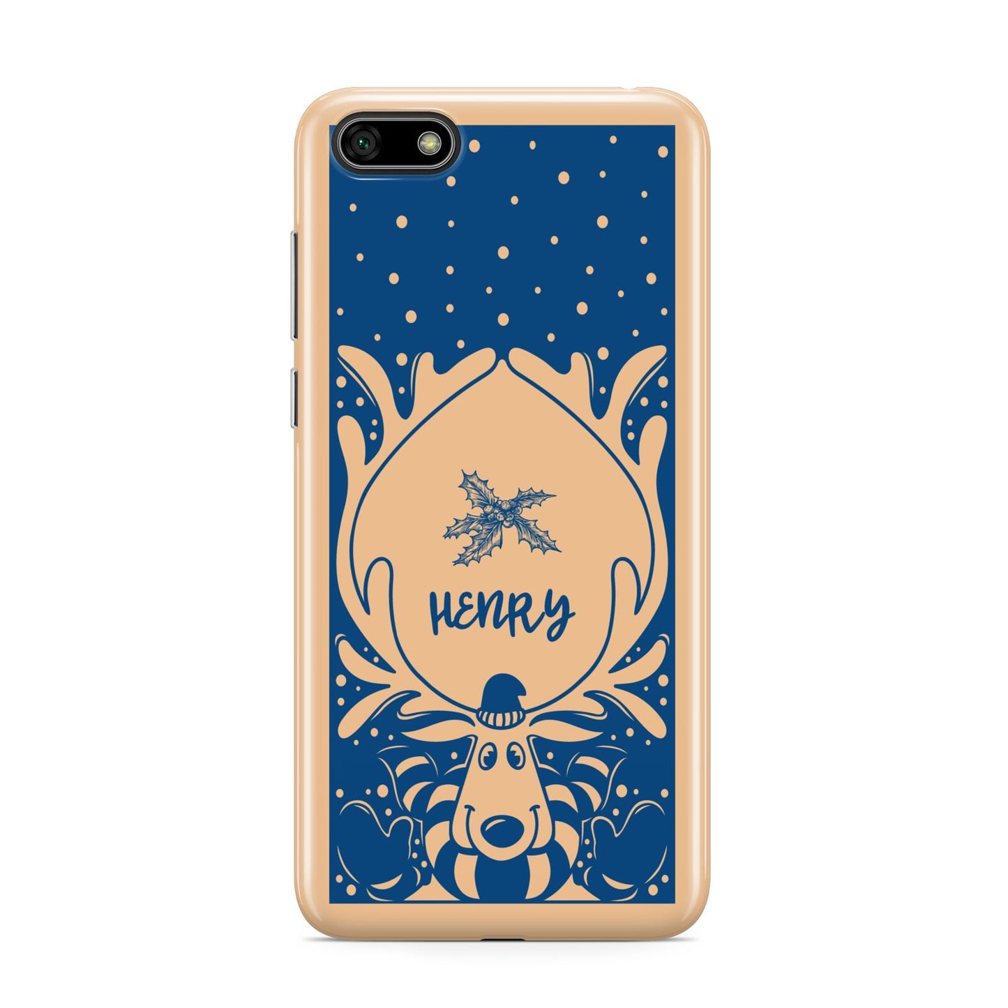 Blue Reindeer Personalised Huawei Y5 Prime 2018 Phone Case