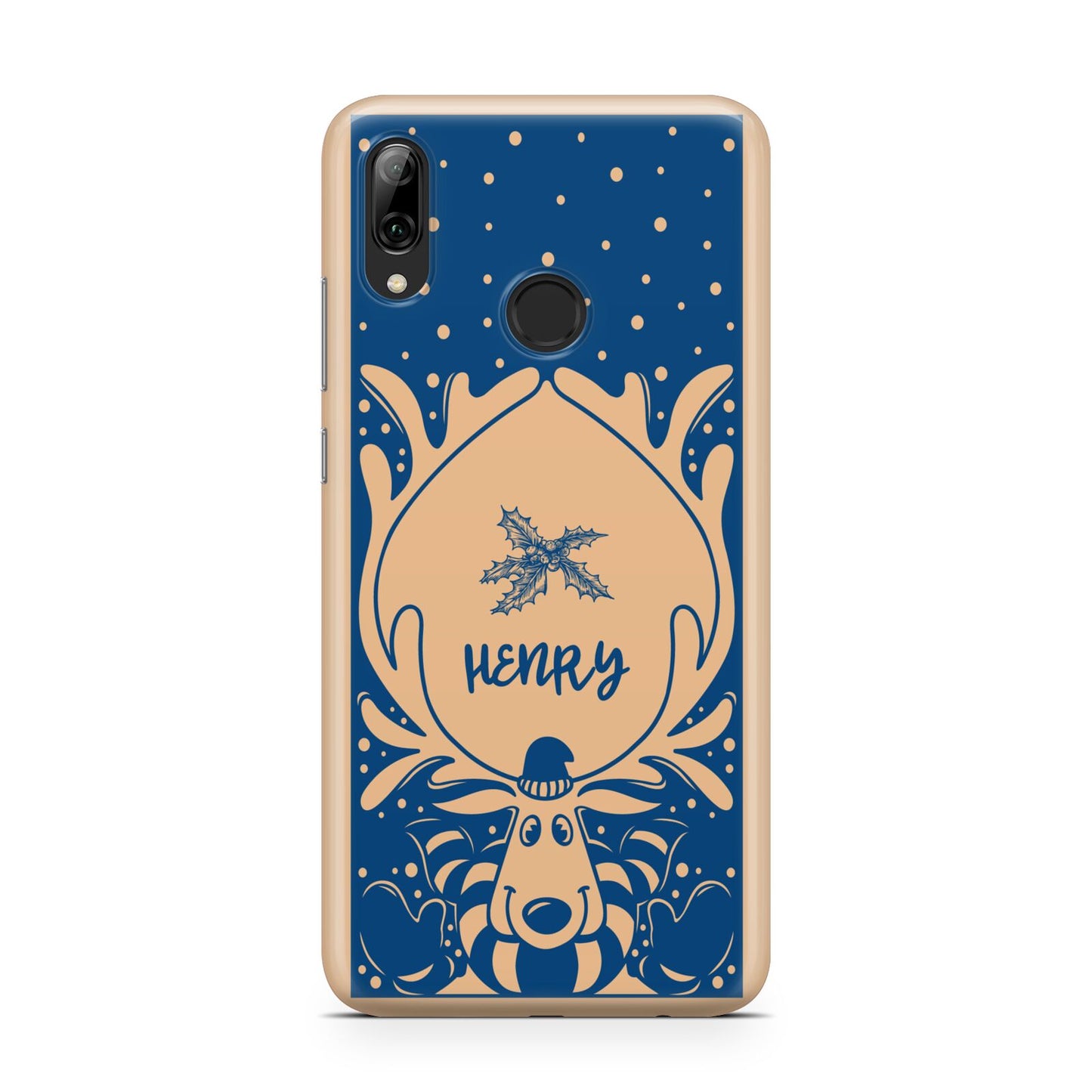 Blue Reindeer Personalised Huawei Y7 2019