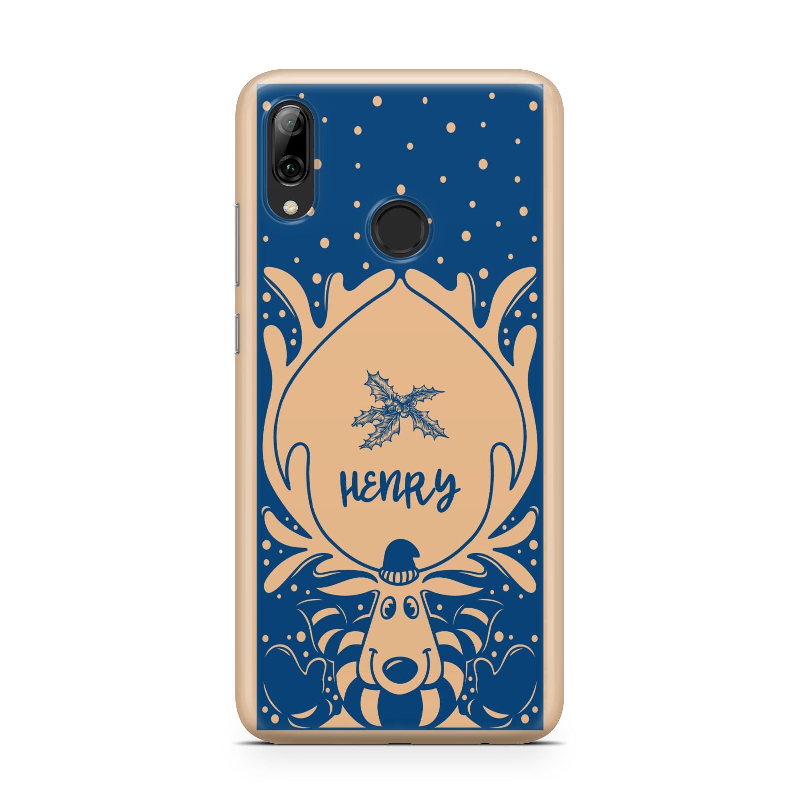 Blue Reindeer Personalised Huawei Y7 2019