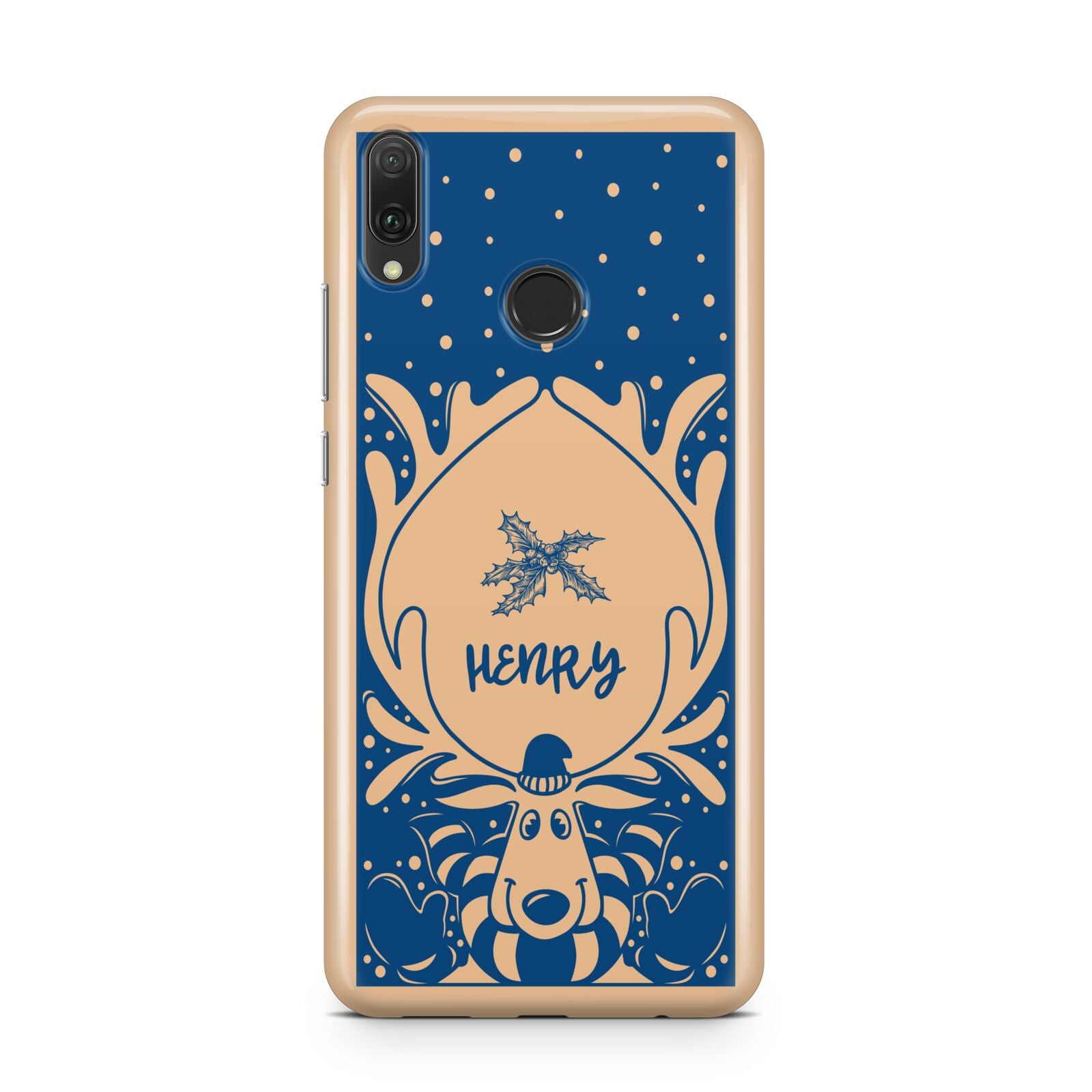 Blue Reindeer Personalised Huawei Y9 2019