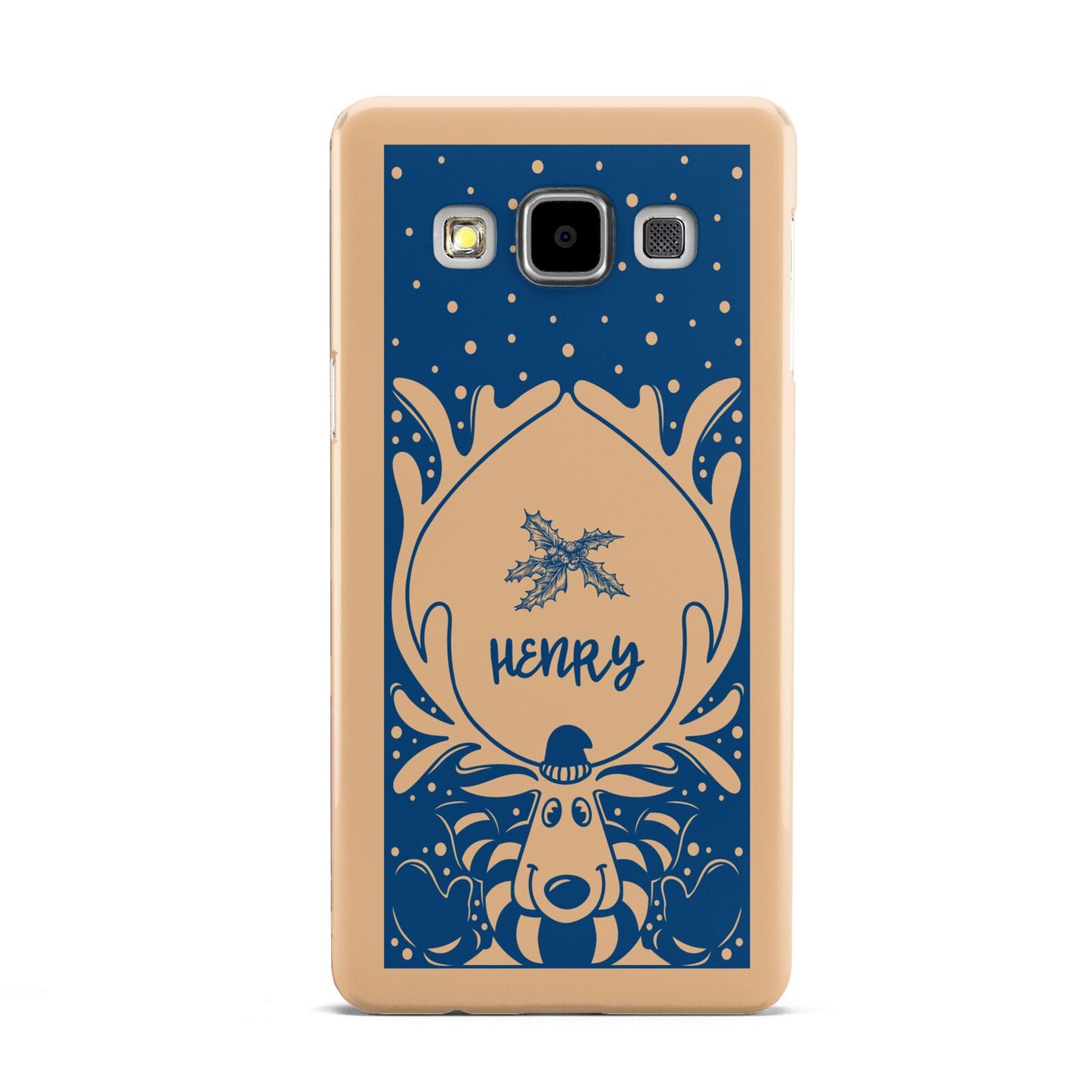 Blue Reindeer Personalised Samsung Galaxy A5 Case