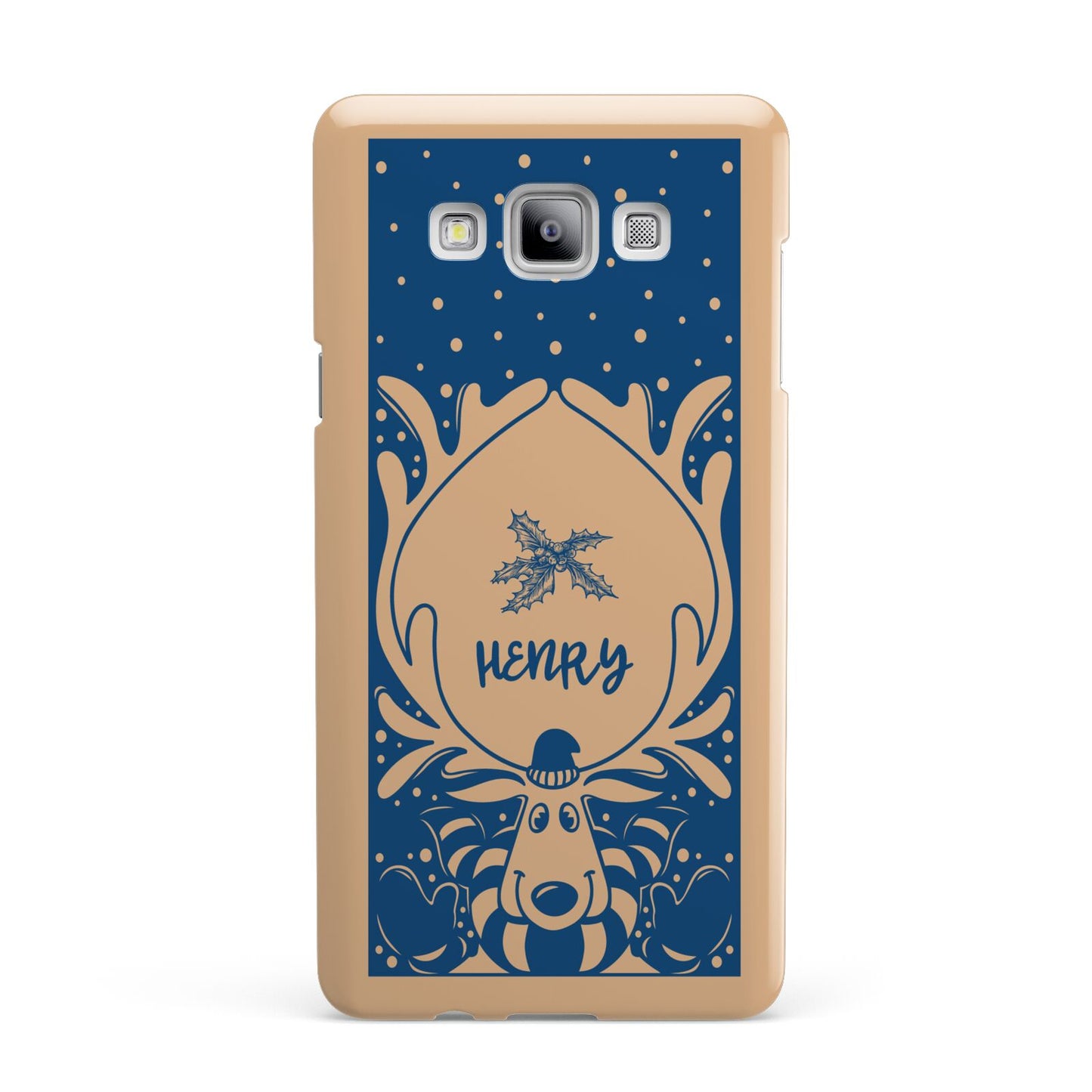 Blue Reindeer Personalised Samsung Galaxy A7 2015 Case