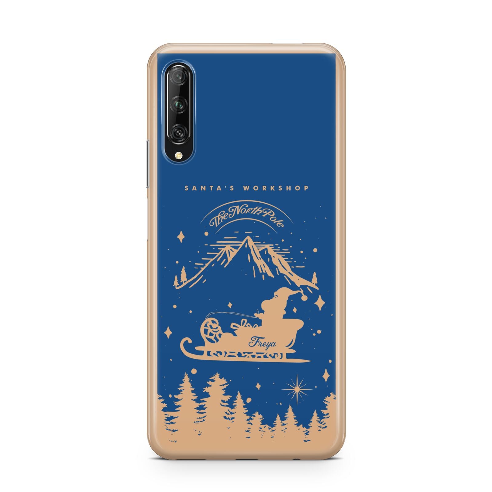 Blue Santas Sleigh Personalised Huawei P Smart Pro 2019