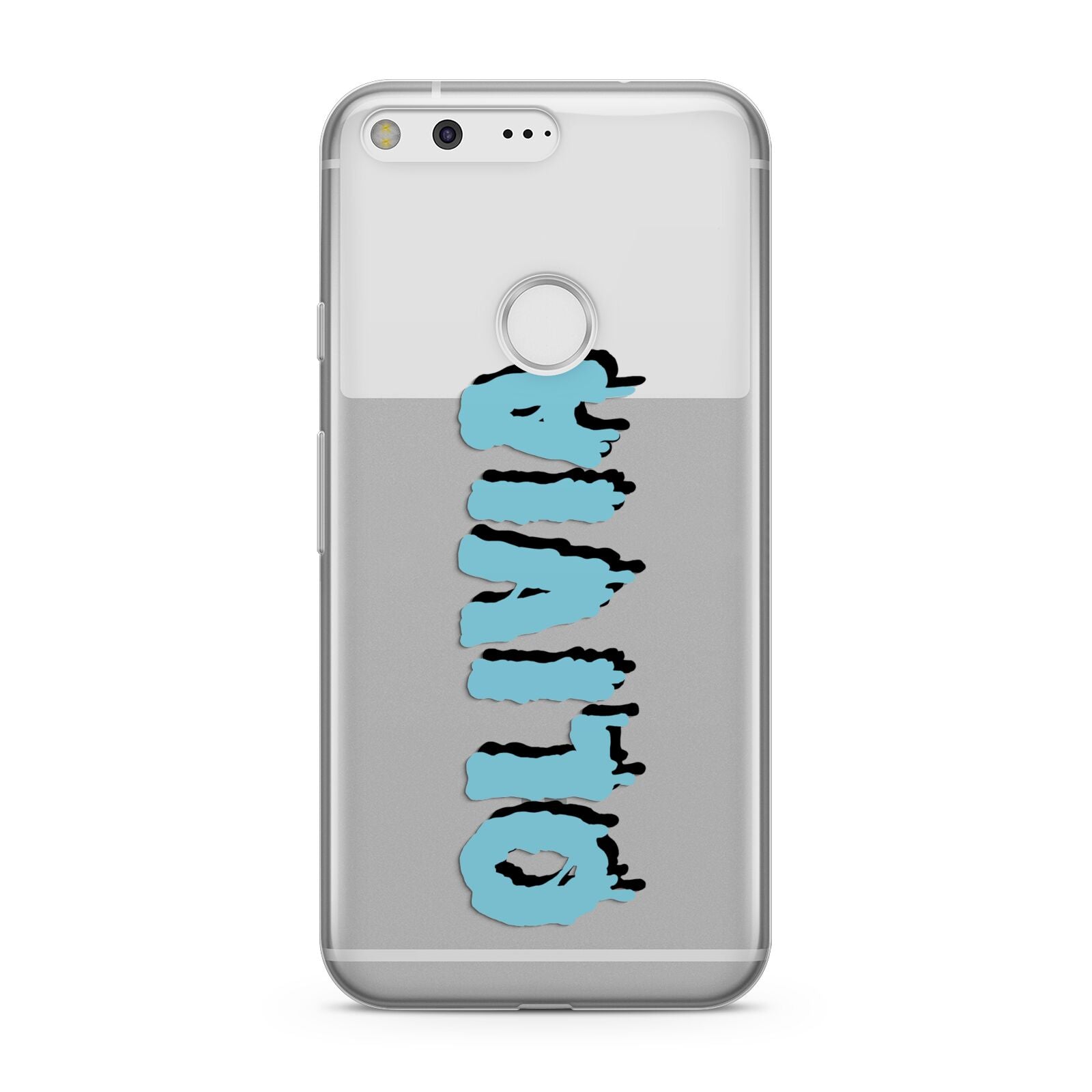 Blue Slime Text Google Pixel Case