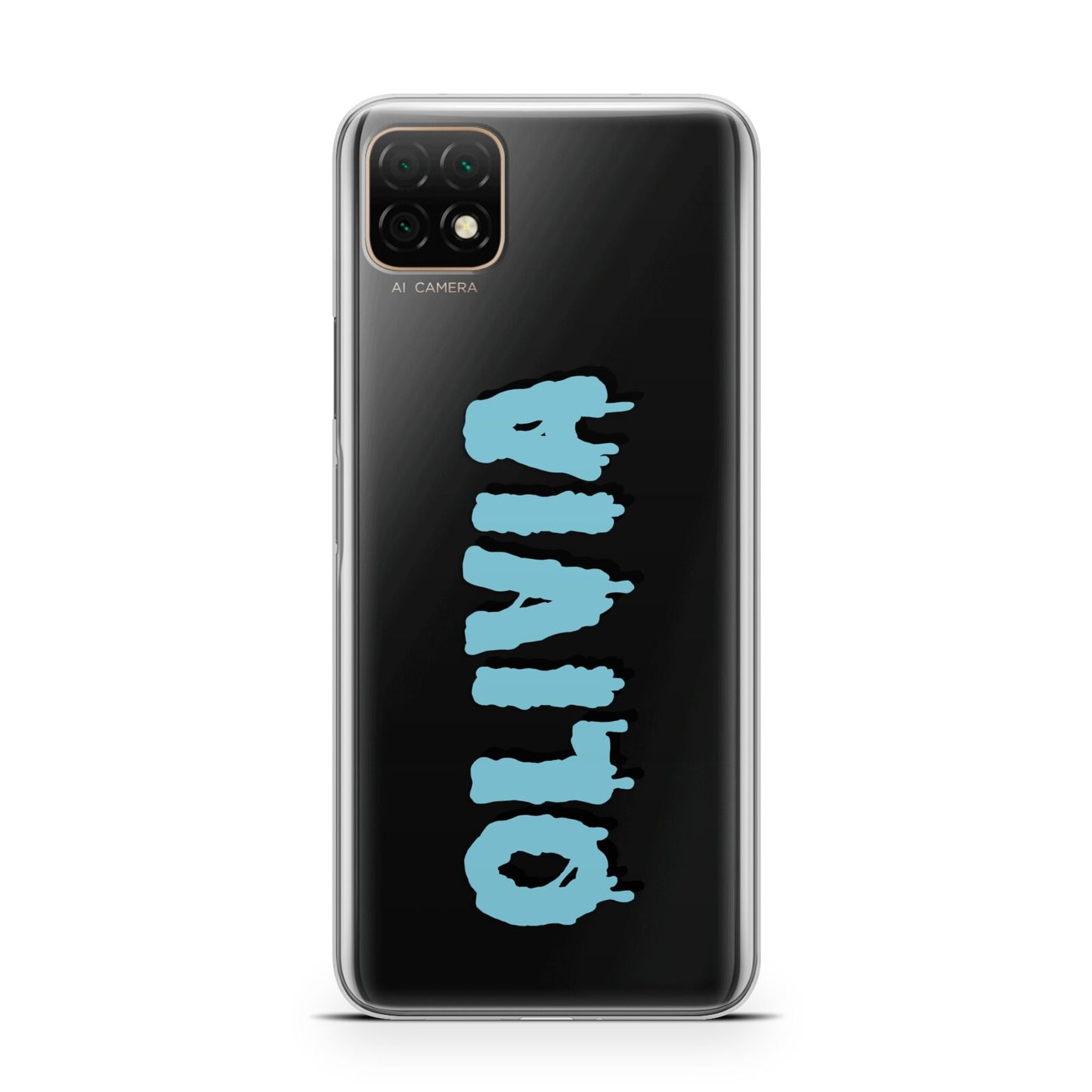 Blue Slime Text Huawei Enjoy 20 Phone Case