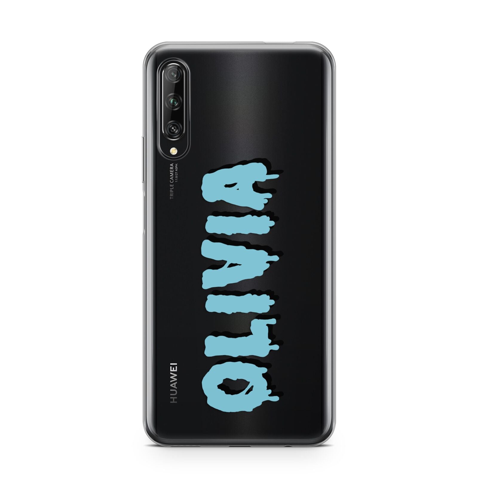 Blue Slime Text Huawei P Smart Pro 2019