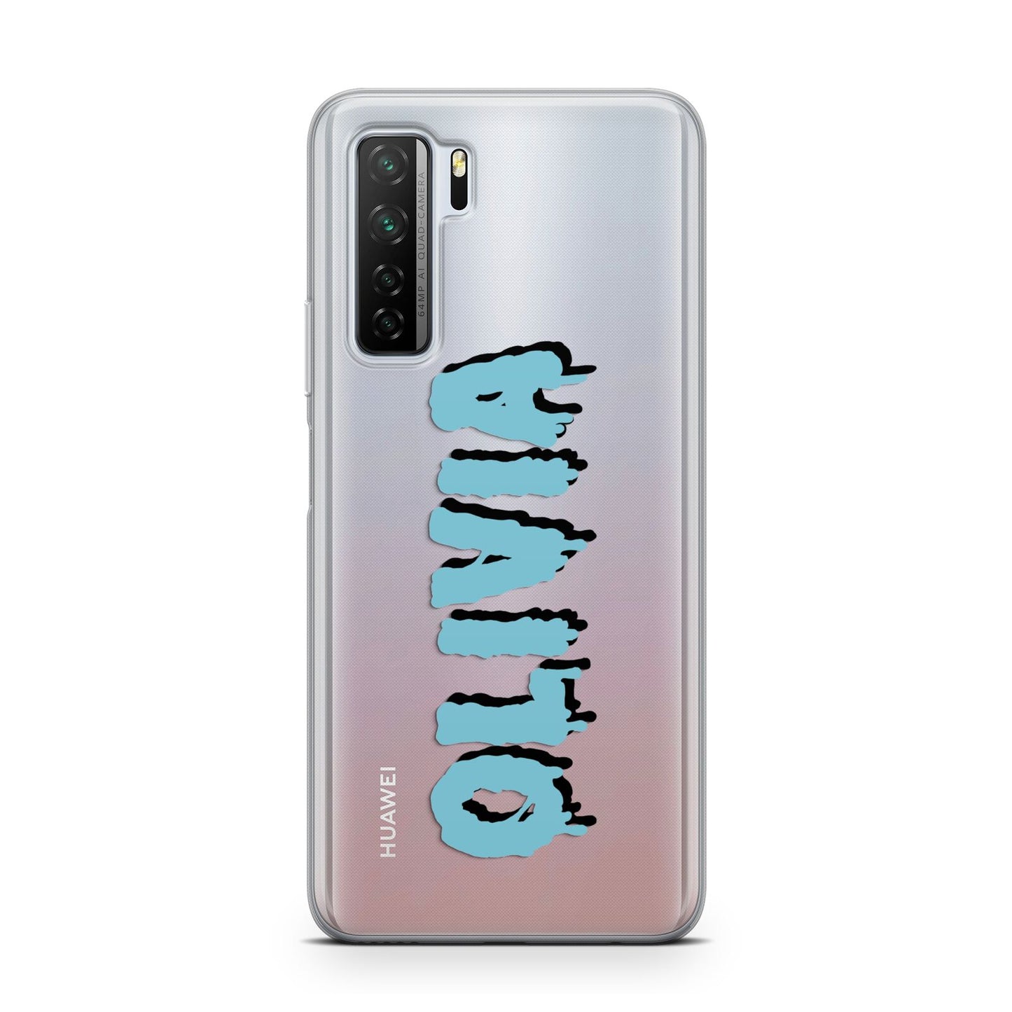 Blue Slime Text Huawei P40 Lite 5G Phone Case