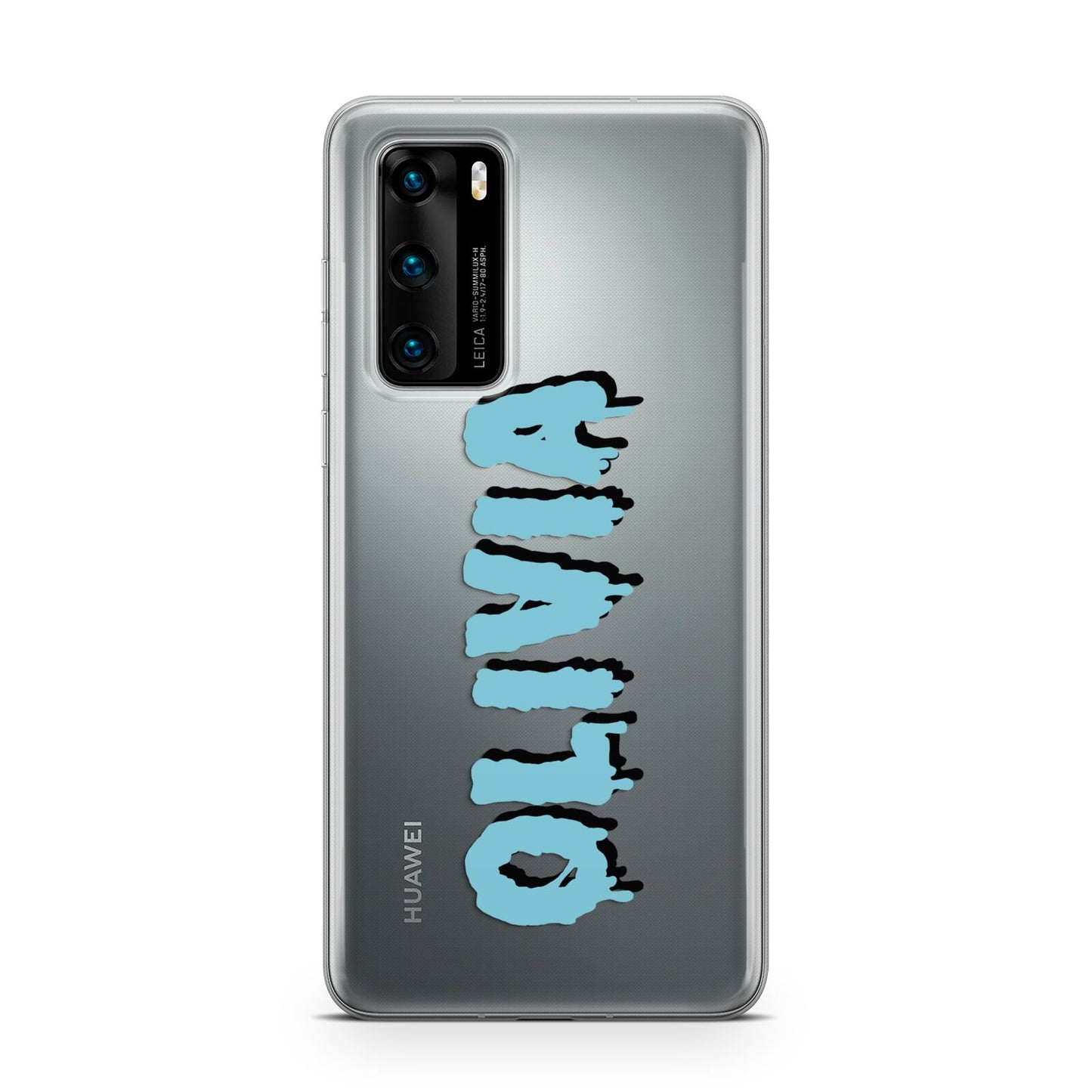 Blue Slime Text Huawei P40 Phone Case