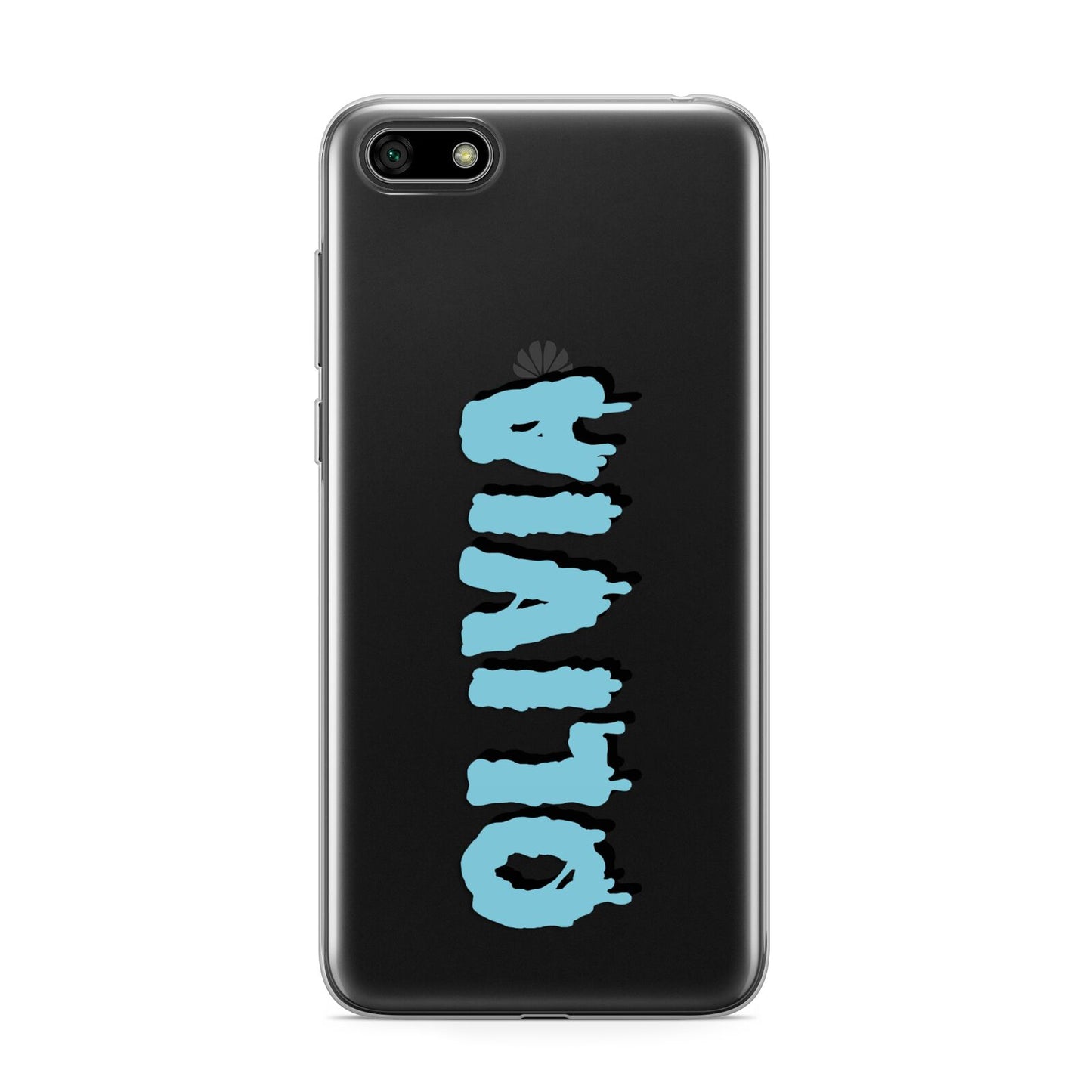 Blue Slime Text Huawei Y5 Prime 2018 Phone Case