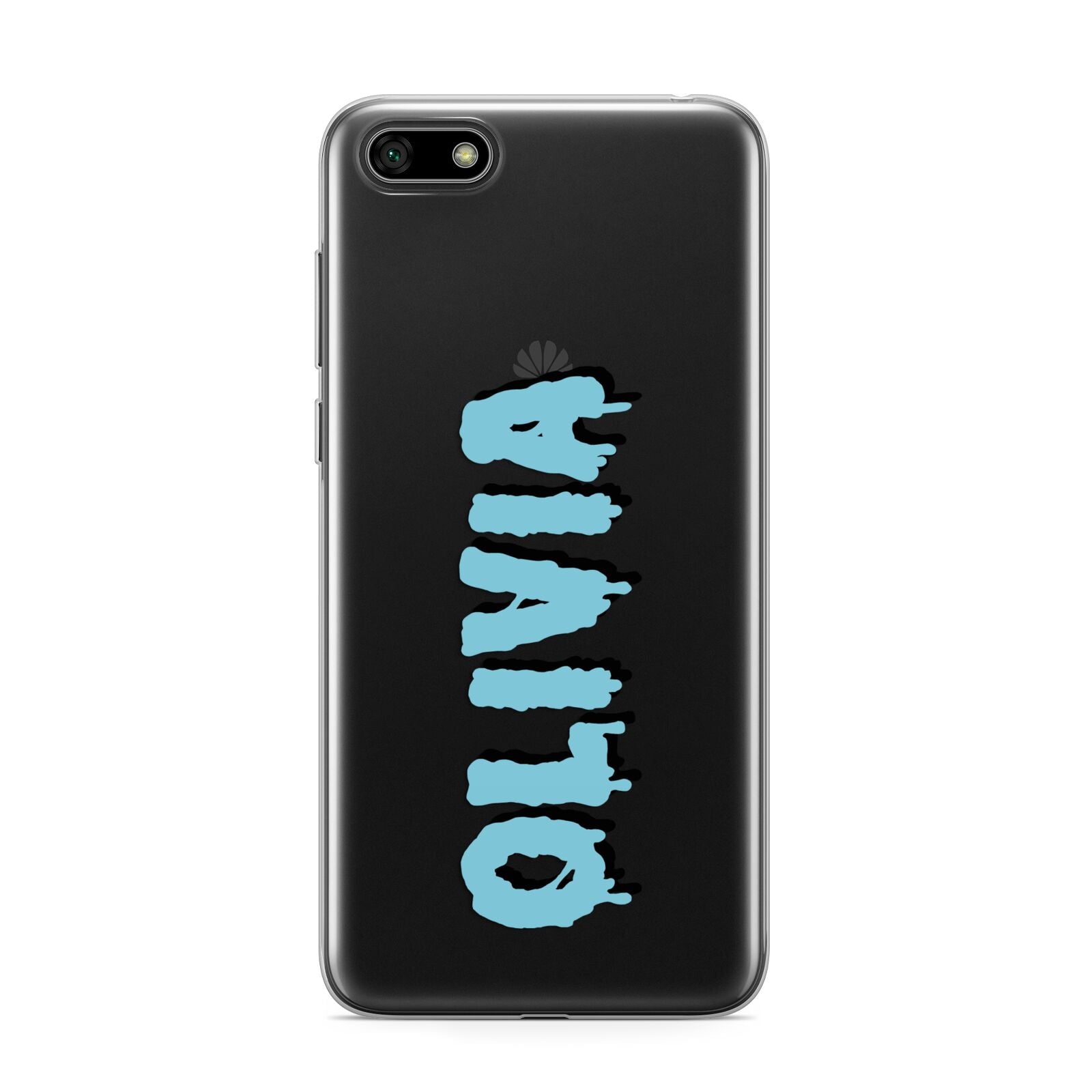 Blue Slime Text Huawei Y5 Prime 2018 Phone Case