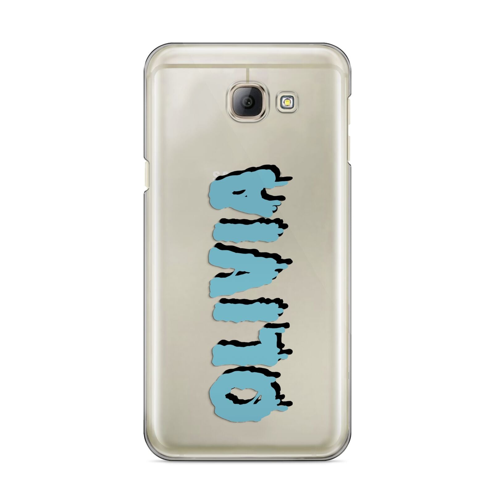 Blue Slime Text Samsung Galaxy A8 2016 Case