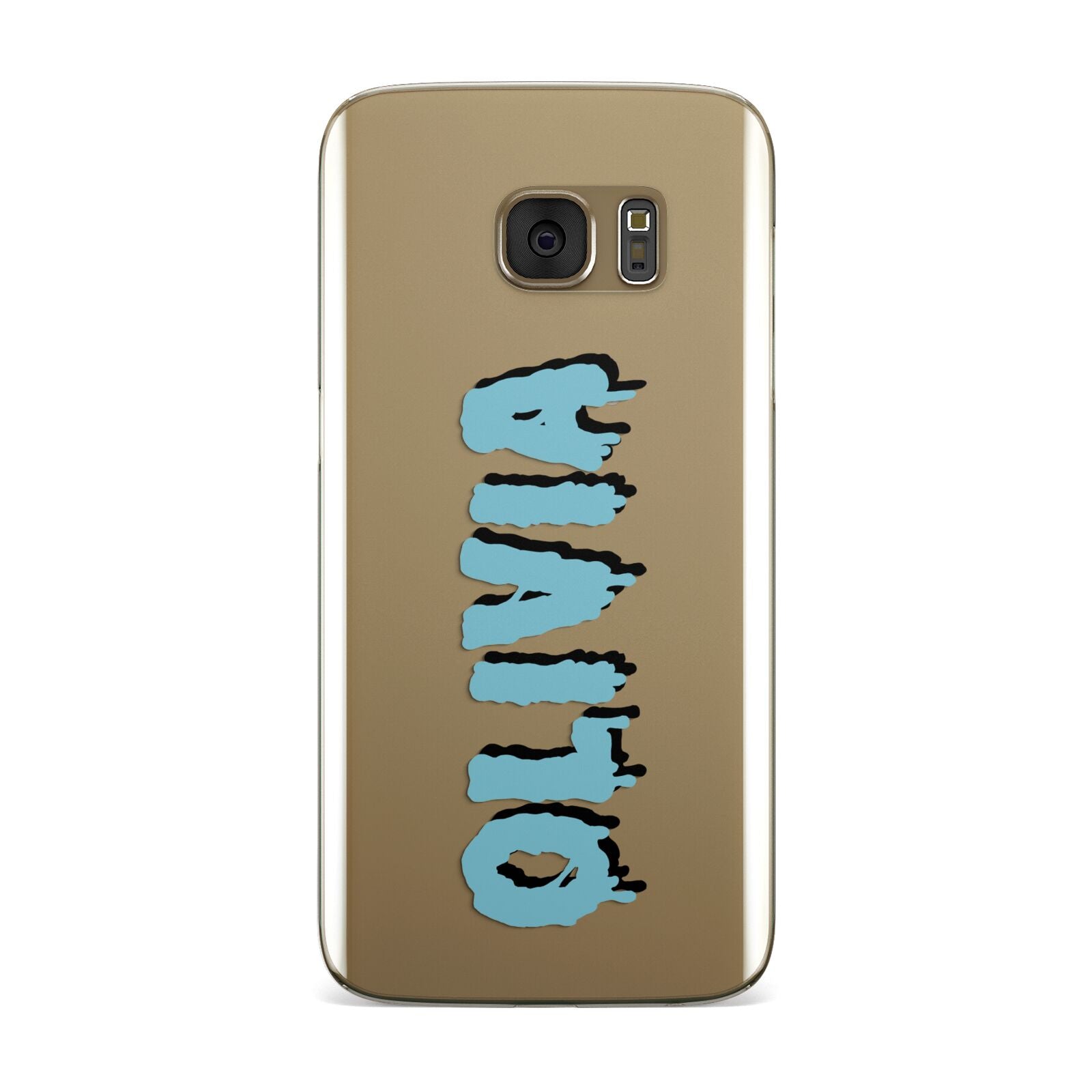 Blue Slime Text Samsung Galaxy Case