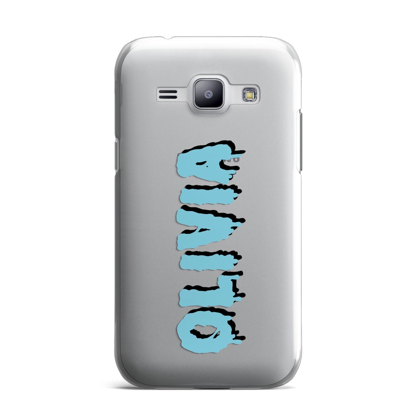 Blue Slime Text Samsung Galaxy J1 2015 Case