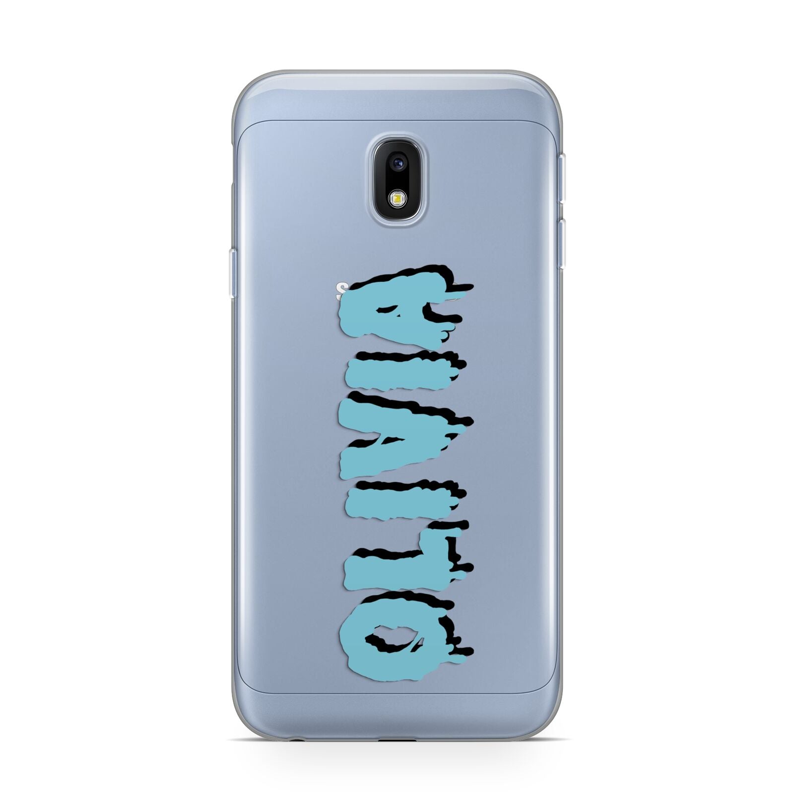 Blue Slime Text Samsung Galaxy J3 2017 Case