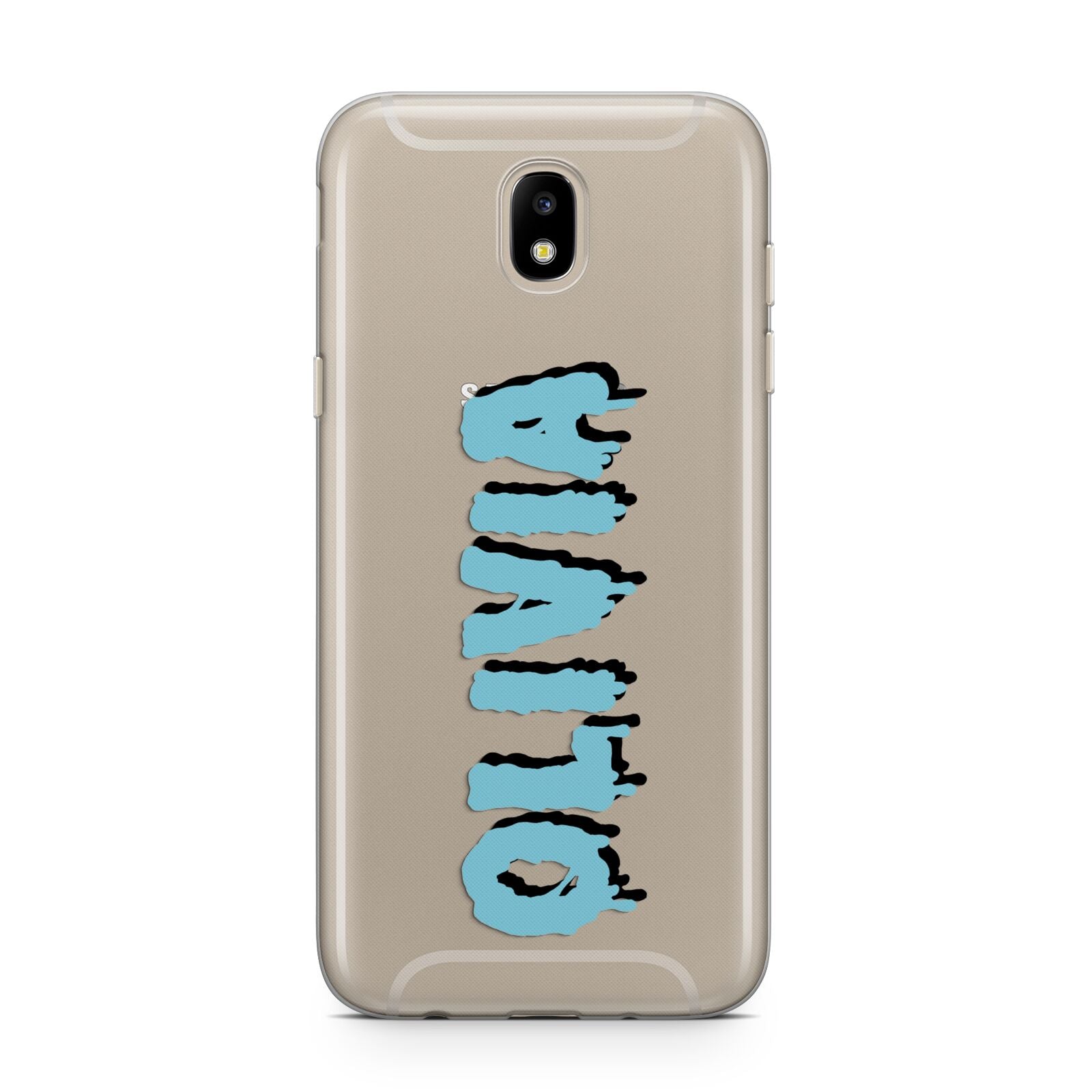 Blue Slime Text Samsung J5 2017 Case