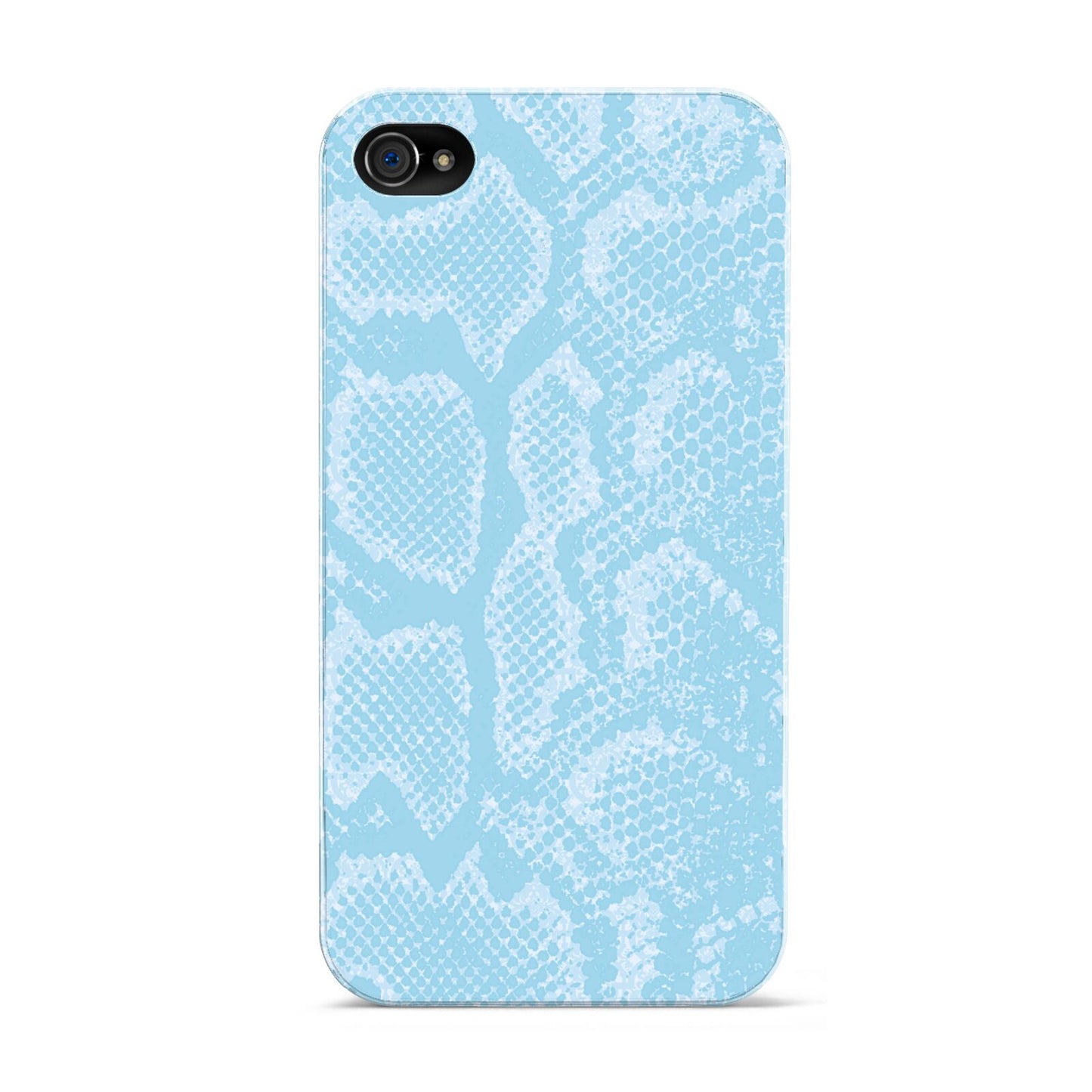 Blue Snakeskin Apple iPhone 4s Case