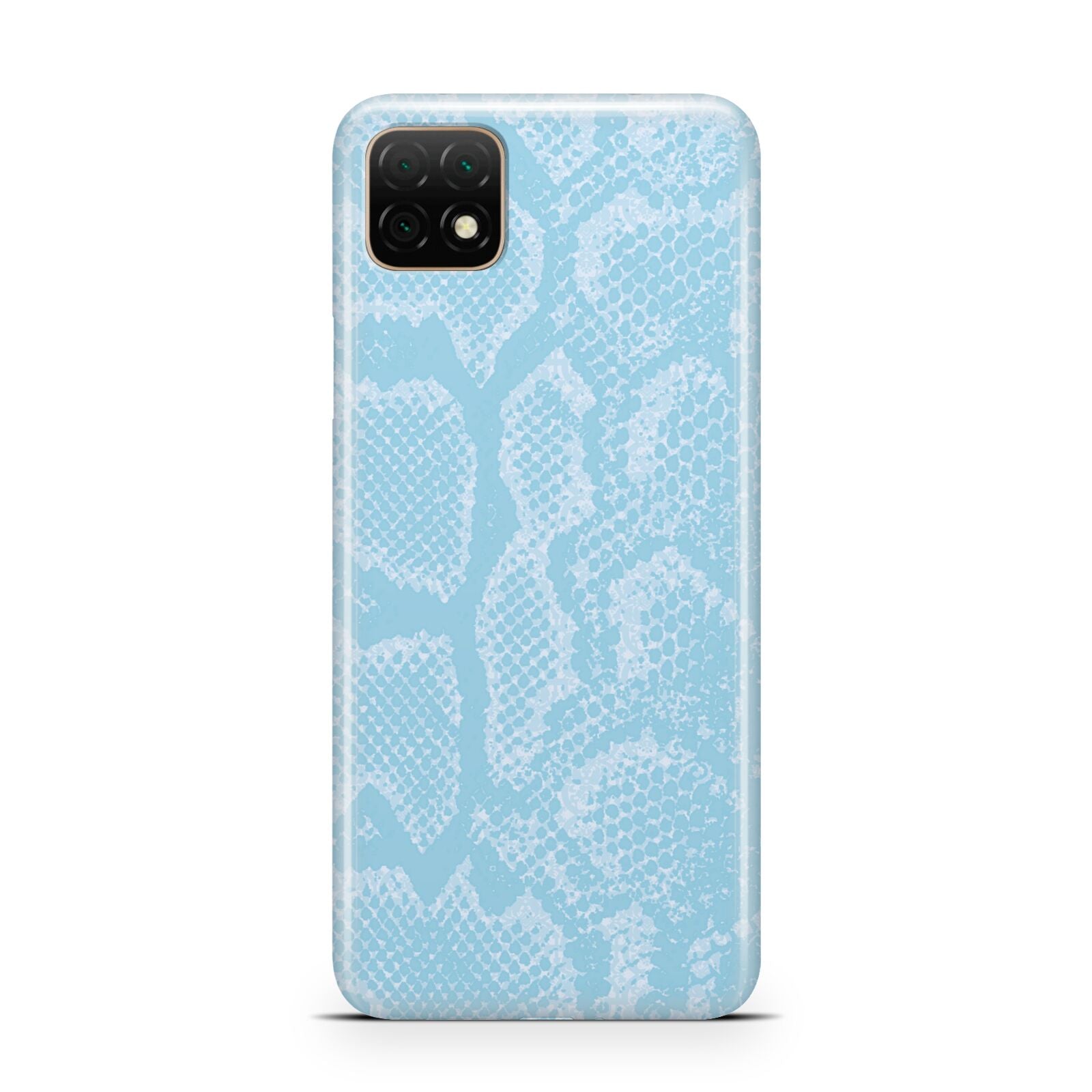 Blue Snakeskin Huawei Enjoy 20 Phone Case