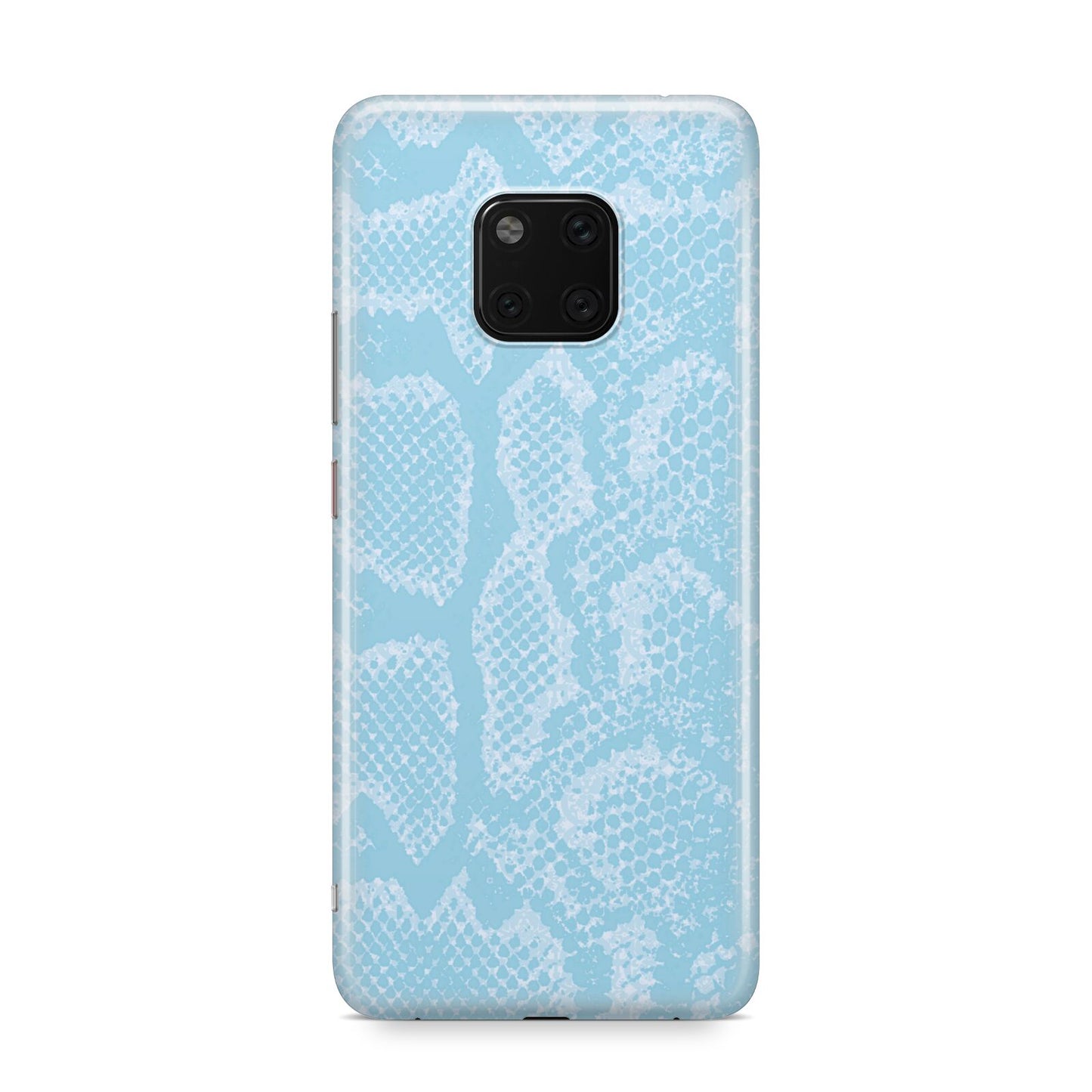 Blue Snakeskin Huawei Mate 20 Pro Phone Case