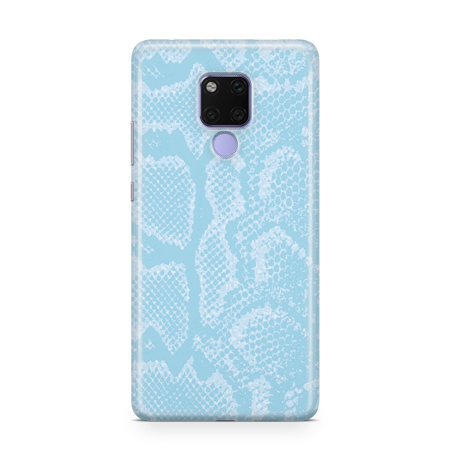 Blue Snakeskin Huawei Mate 20X Phone Case