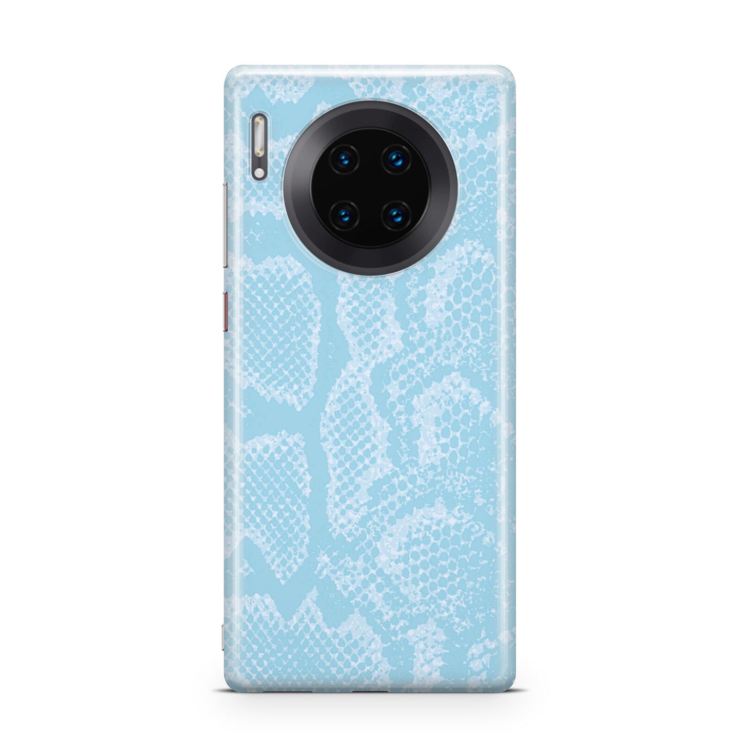 Blue Snakeskin Huawei Mate 30 Pro Phone Case