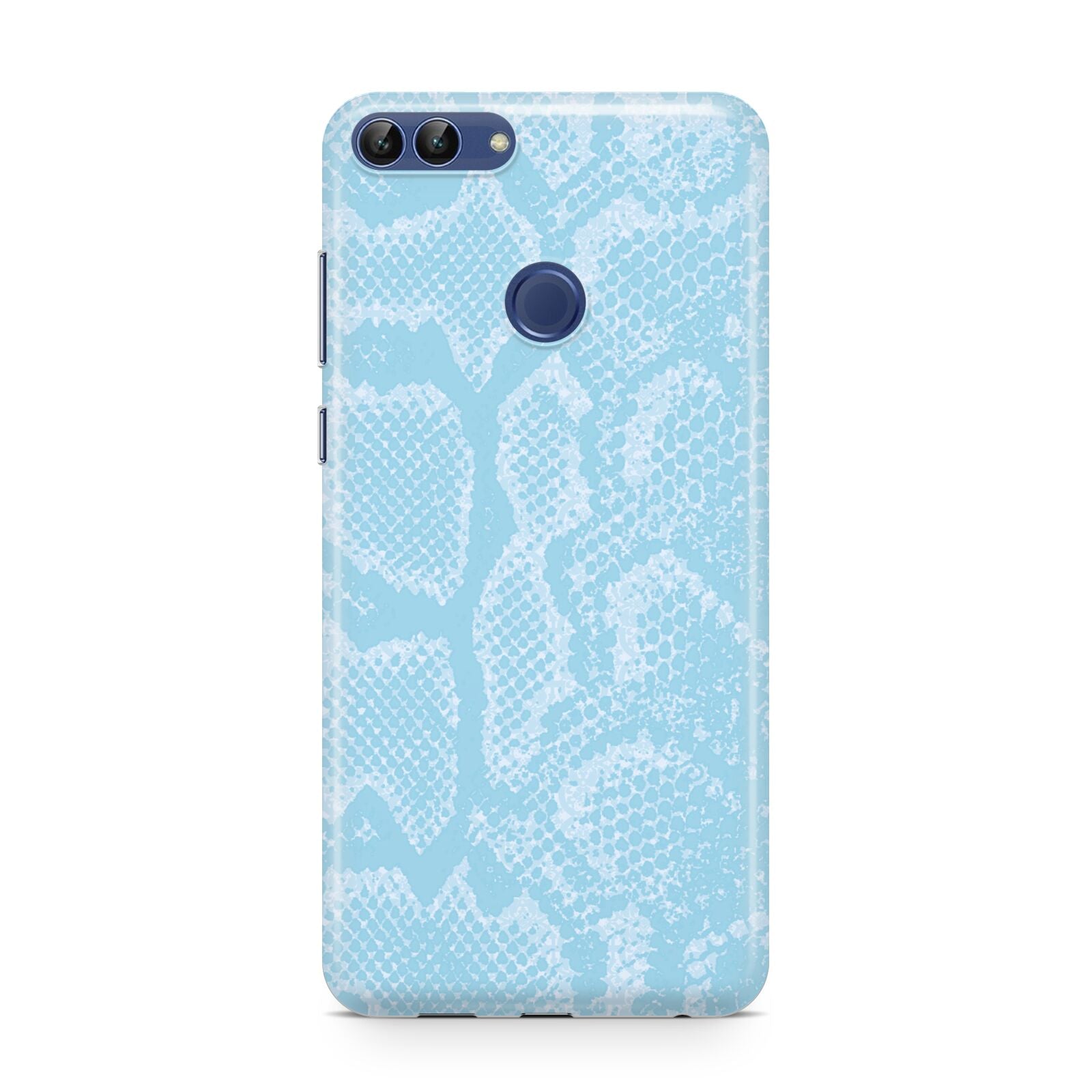 Blue Snakeskin Huawei P Smart Case