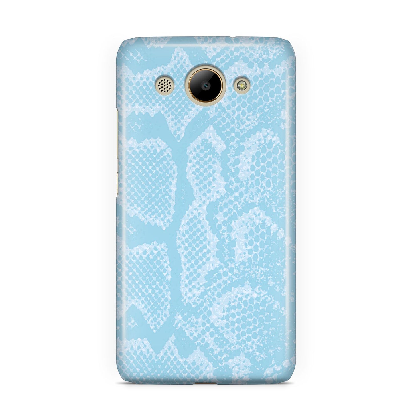 Blue Snakeskin Huawei Y3 2017