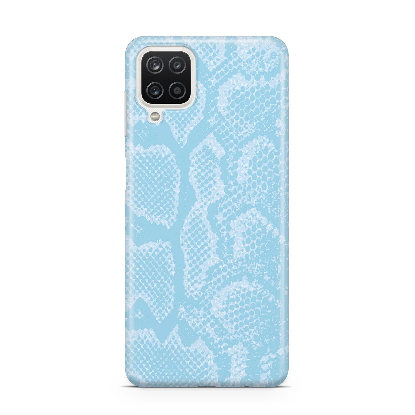 Blue Snakeskin Samsung A12 Case