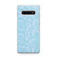 Blue Snakeskin Samsung Galaxy S10 Plus Case