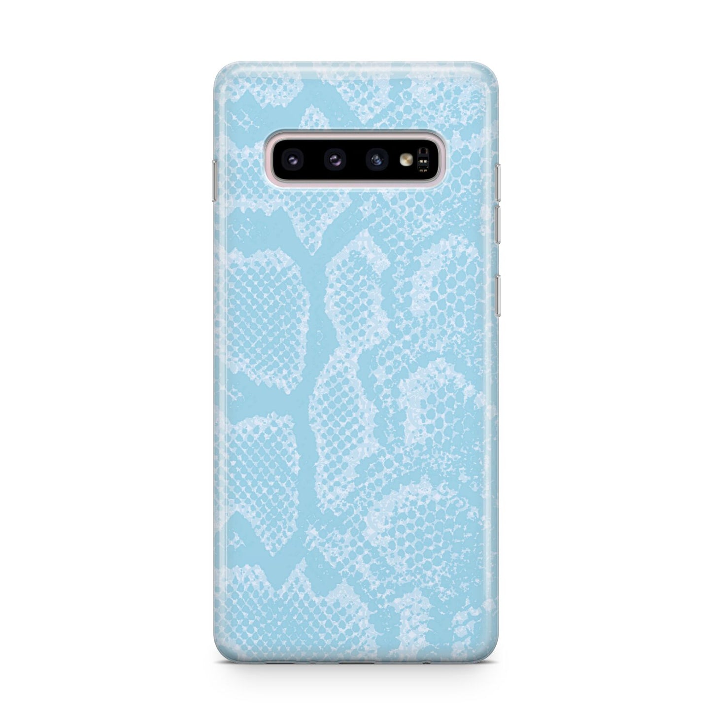 Blue Snakeskin Samsung Galaxy S10 Plus Case