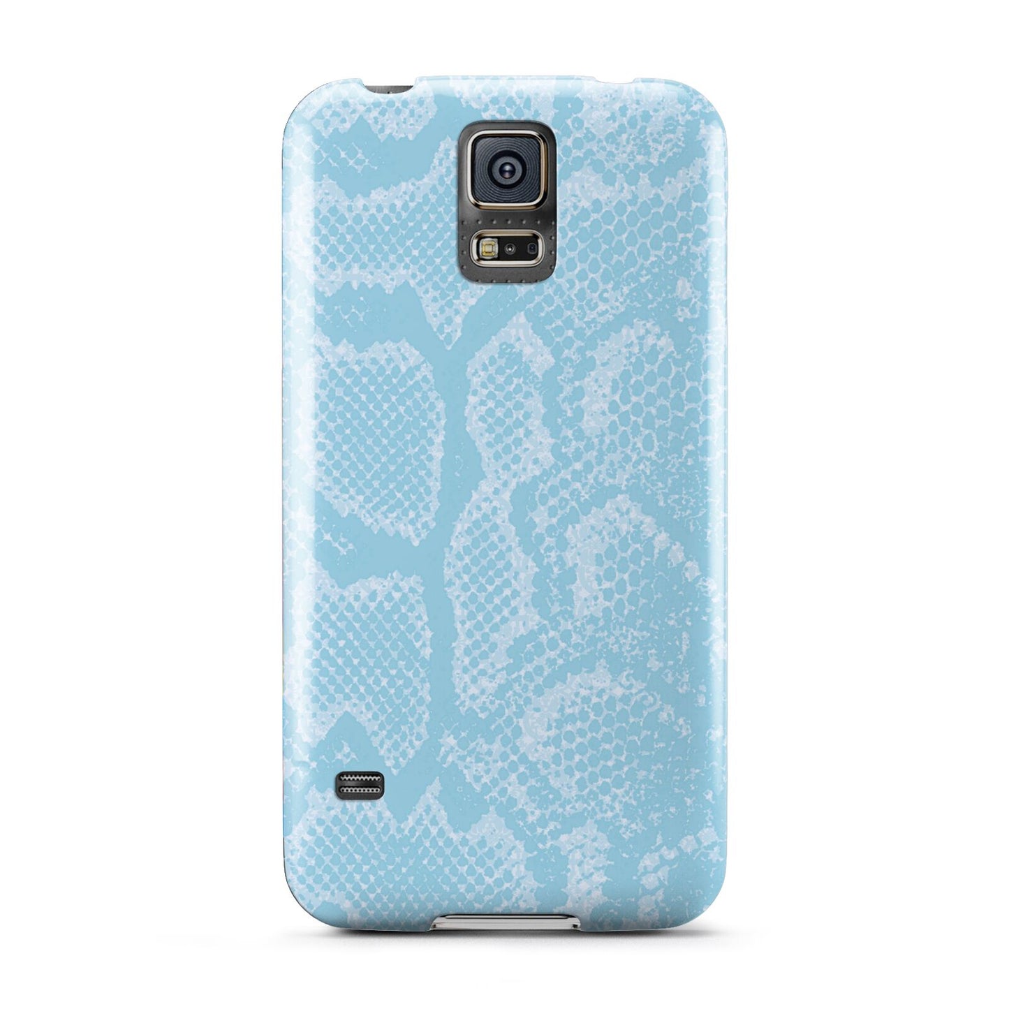 Blue Snakeskin Samsung Galaxy S5 Case
