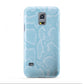 Blue Snakeskin Samsung Galaxy S5 Mini Case
