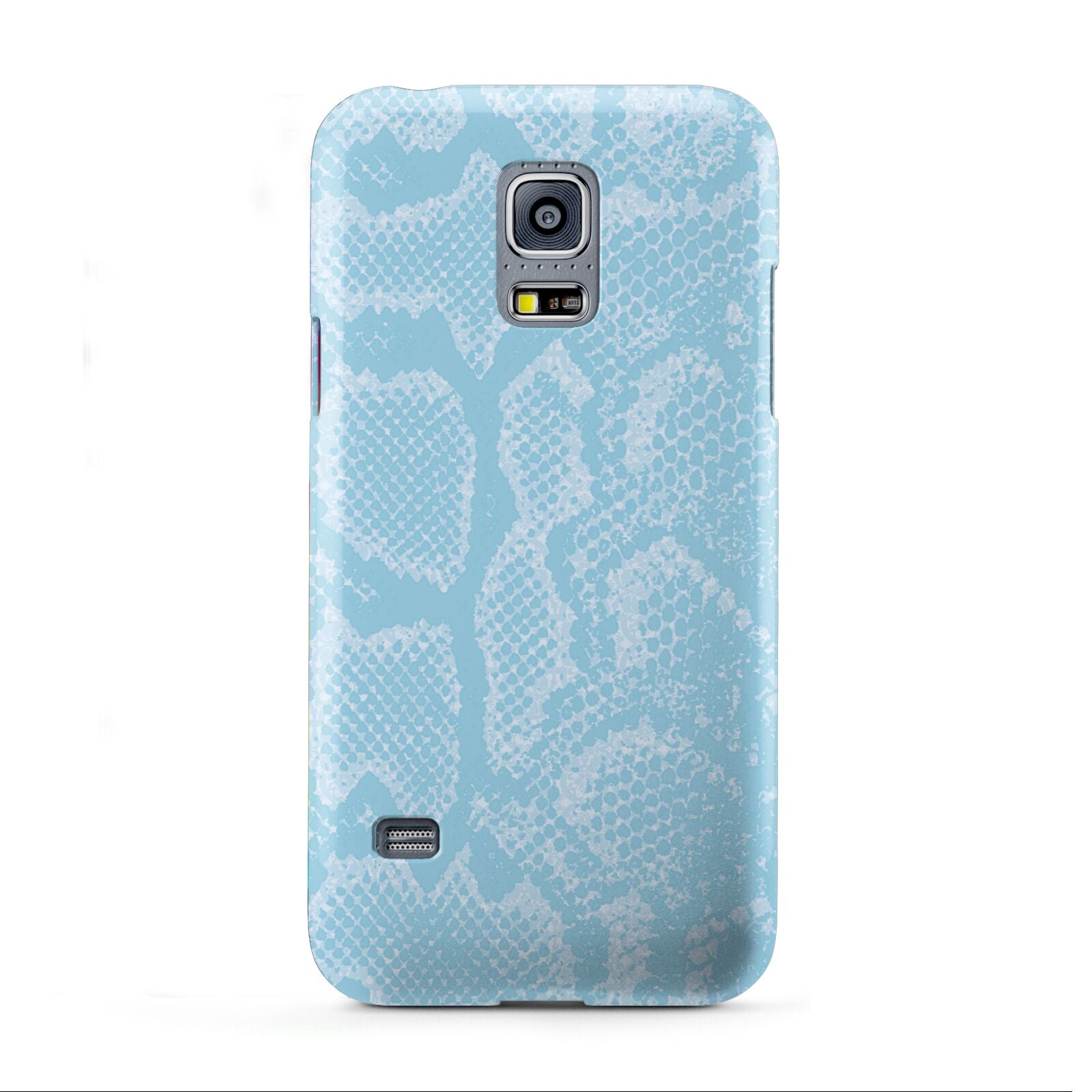 Blue Snakeskin Samsung Galaxy S5 Mini Case