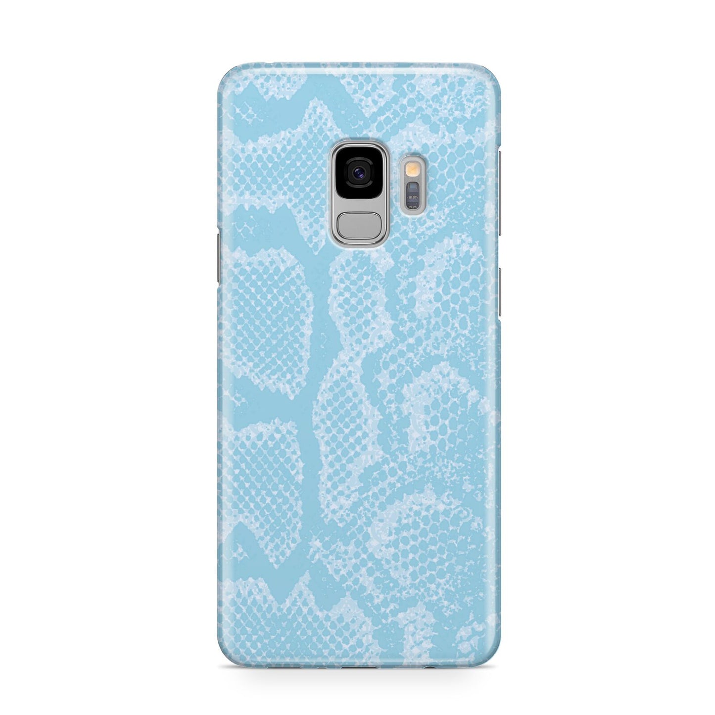 Blue Snakeskin Samsung Galaxy S9 Case